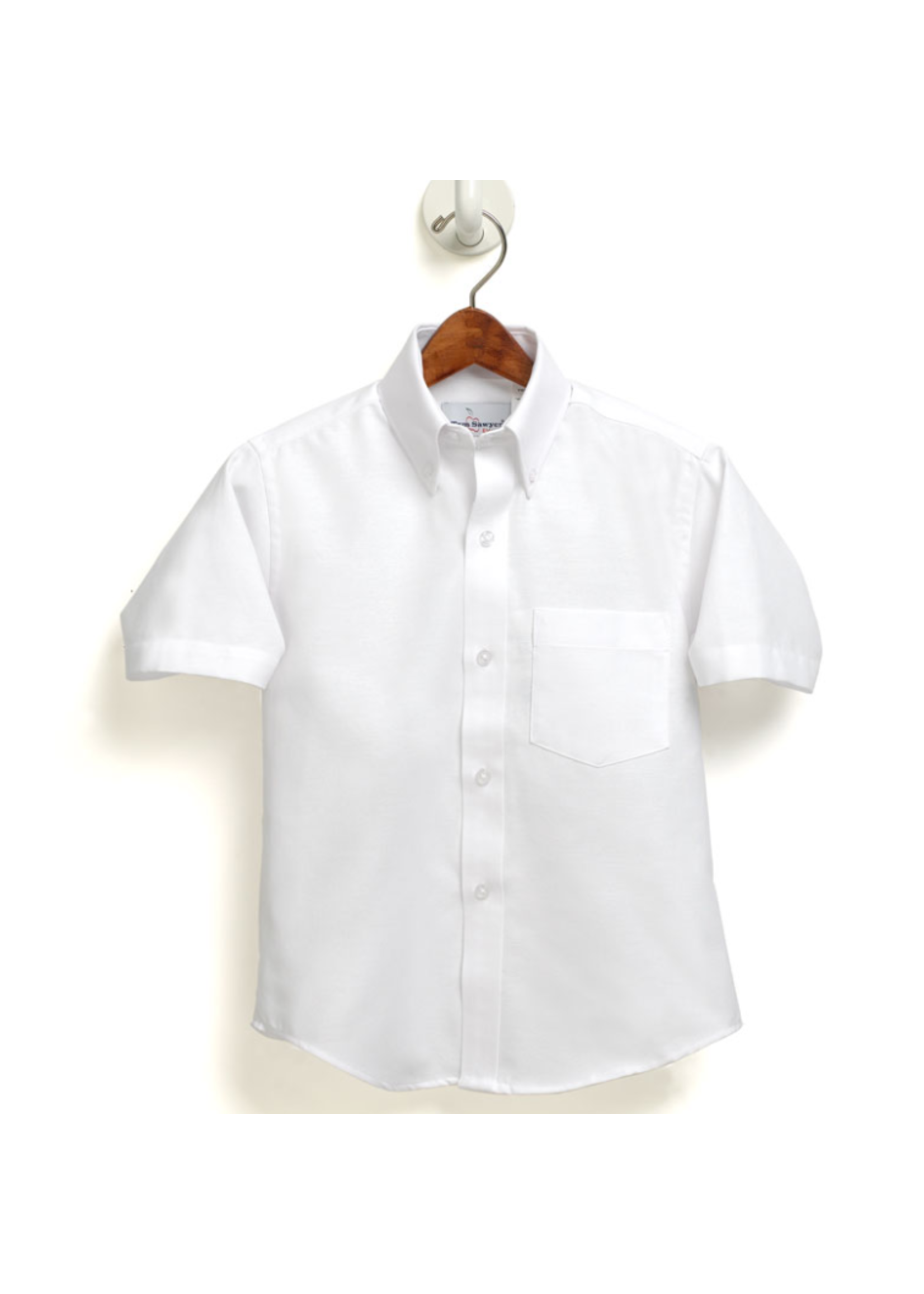 UNIFORM TS/MT Boys Oxford Short Sleeve,  5115 White