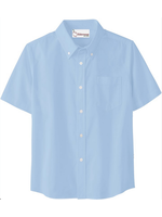 UNIFORM TS/MT  Boys Oxford Short Sleeve, 5115 Blue