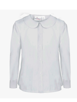 UNIFORM Becky Thatcher Girls Peter Pan Blouse Long Sleeve