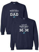 NON-UNIFORM My Favorite BASKETBALL Player Calls Me crew neck sweatshirt