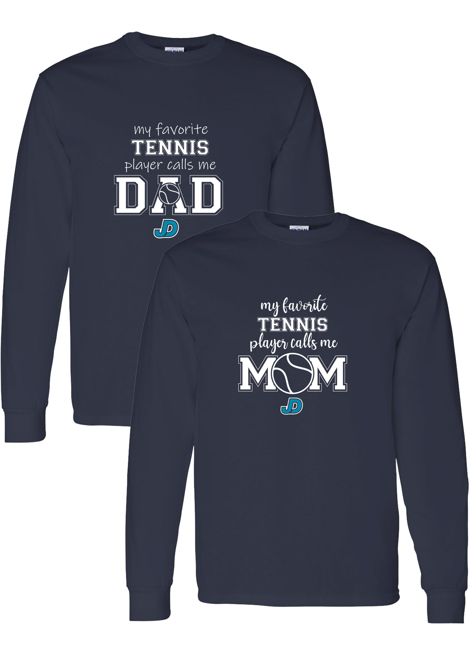 NON-UNIFORM My Favorite TENNIS Player Calls Me long sleeve t-shirt