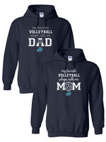 NON-UNIFORM My Favorite VOLLEYBALL Player Calls Me hoodie