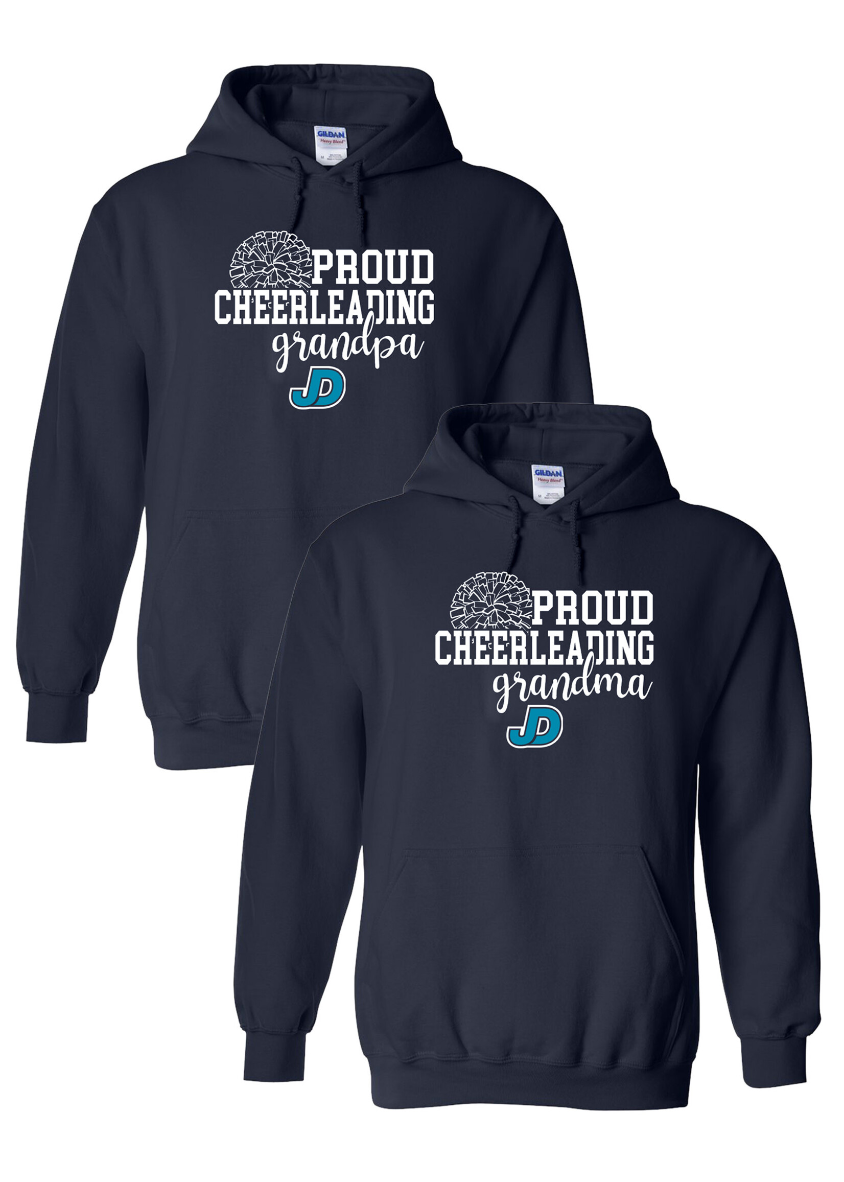 NON-UNIFORM Proud CHEERLEADING Grandparent hoodie