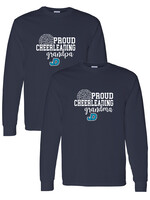NON-UNIFORM Proud CHEERLEADING Grandparent long sleeve t-shirt