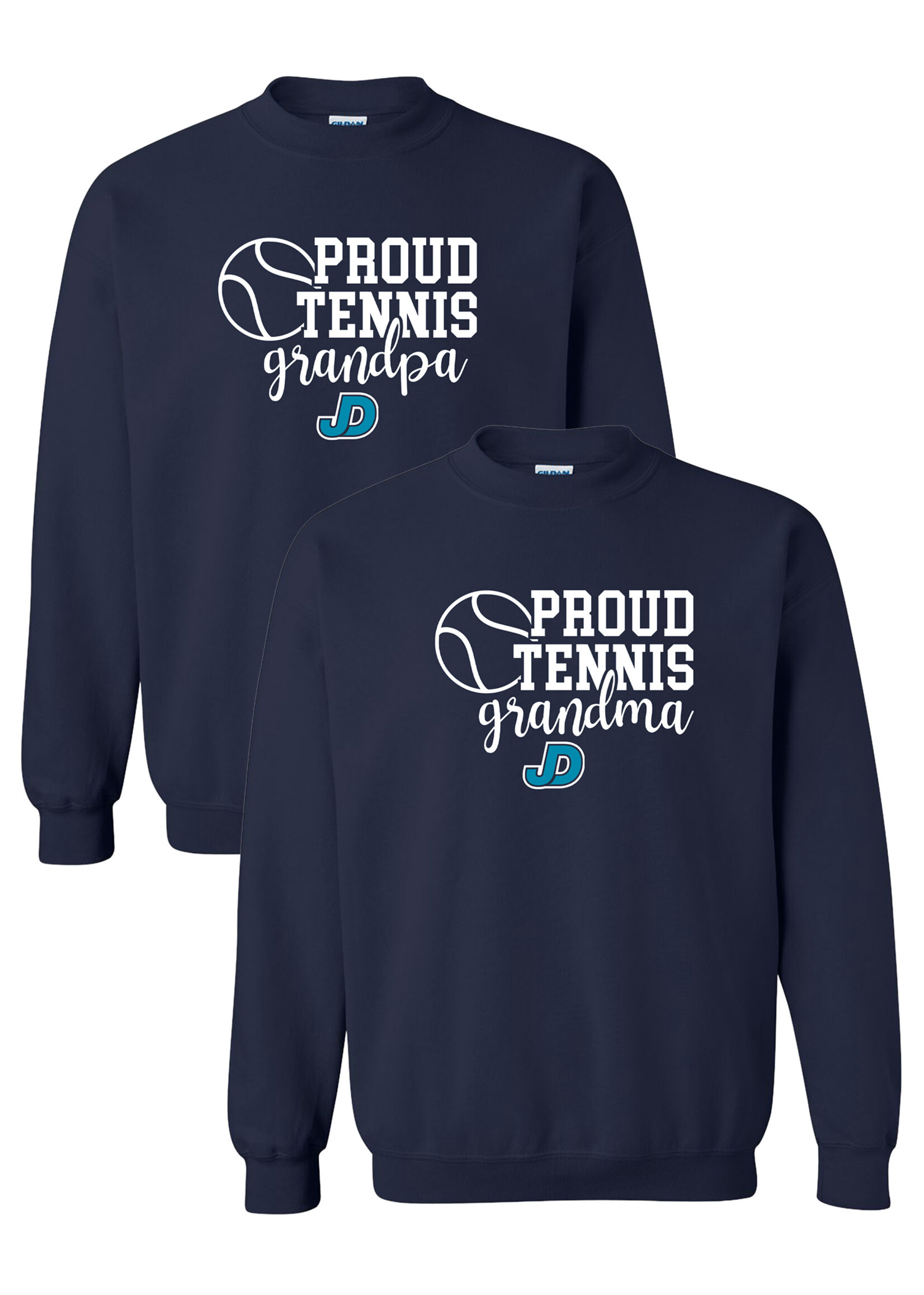 NON-UNIFORM Proud TENNIS Grandparent crew neck sweatshirt