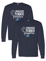 NON-UNIFORM Proud TENNIS Grandparent long sleeve t-shirt