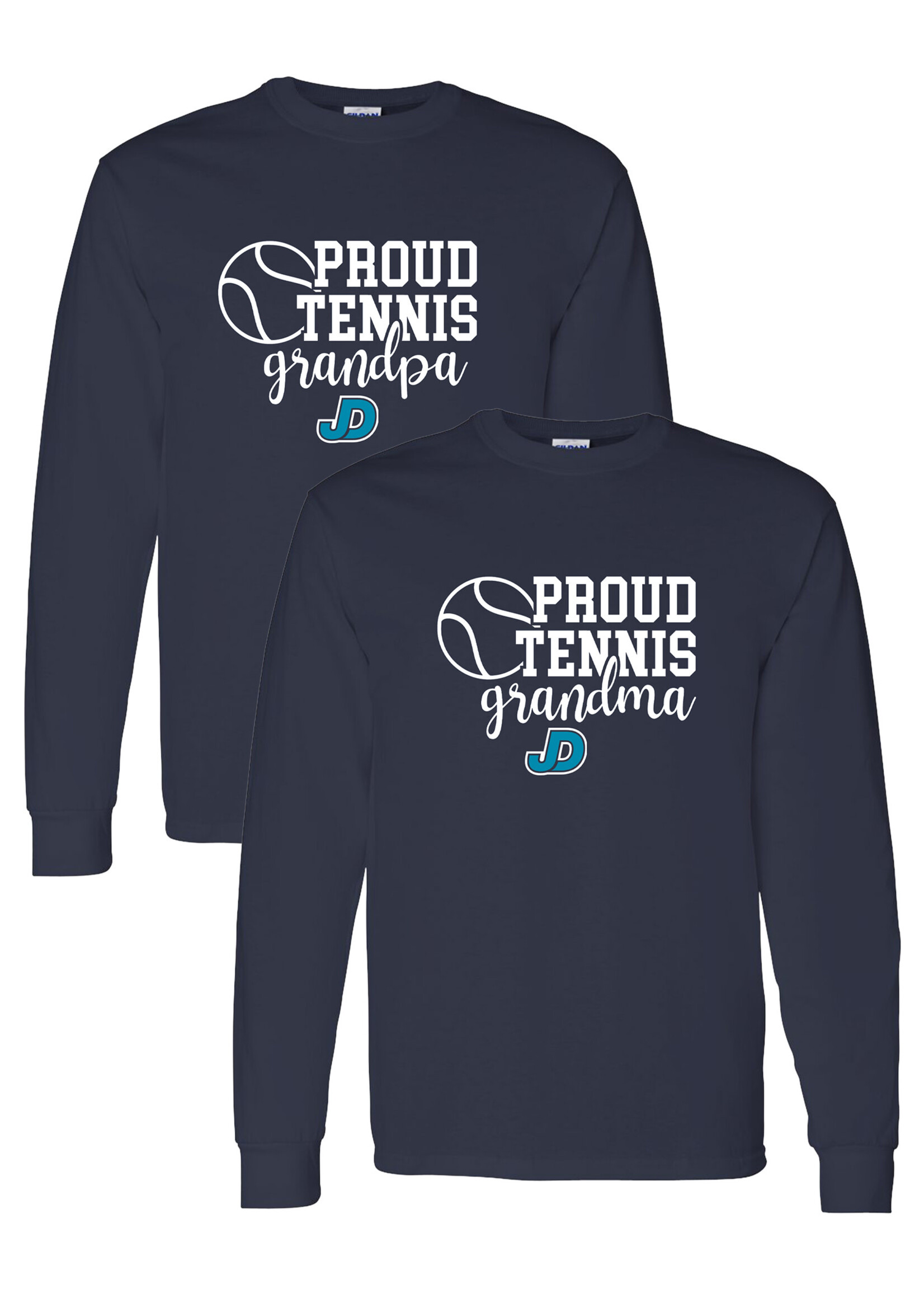 NON-UNIFORM Proud TENNIS Grandparent long sleeve t-shirt