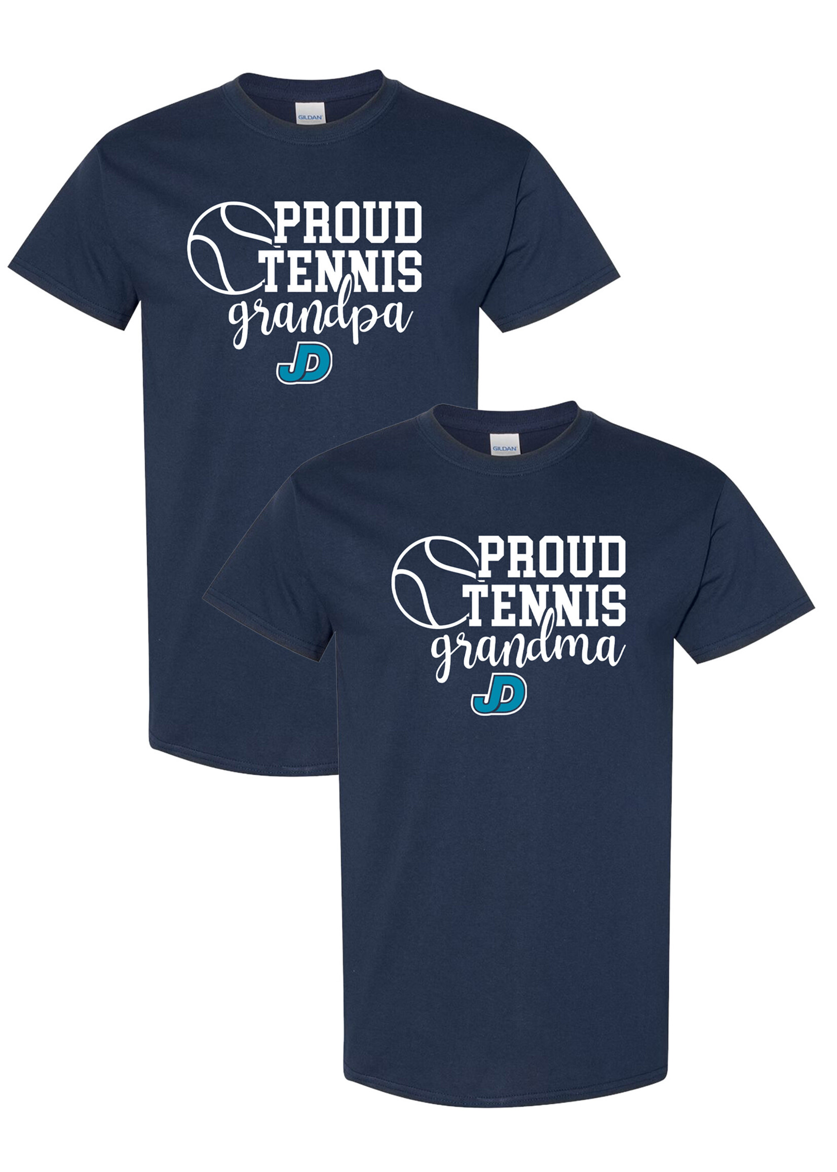 NON-UNIFORM Proud TENNIS Grandparent short sleeve t-shirt