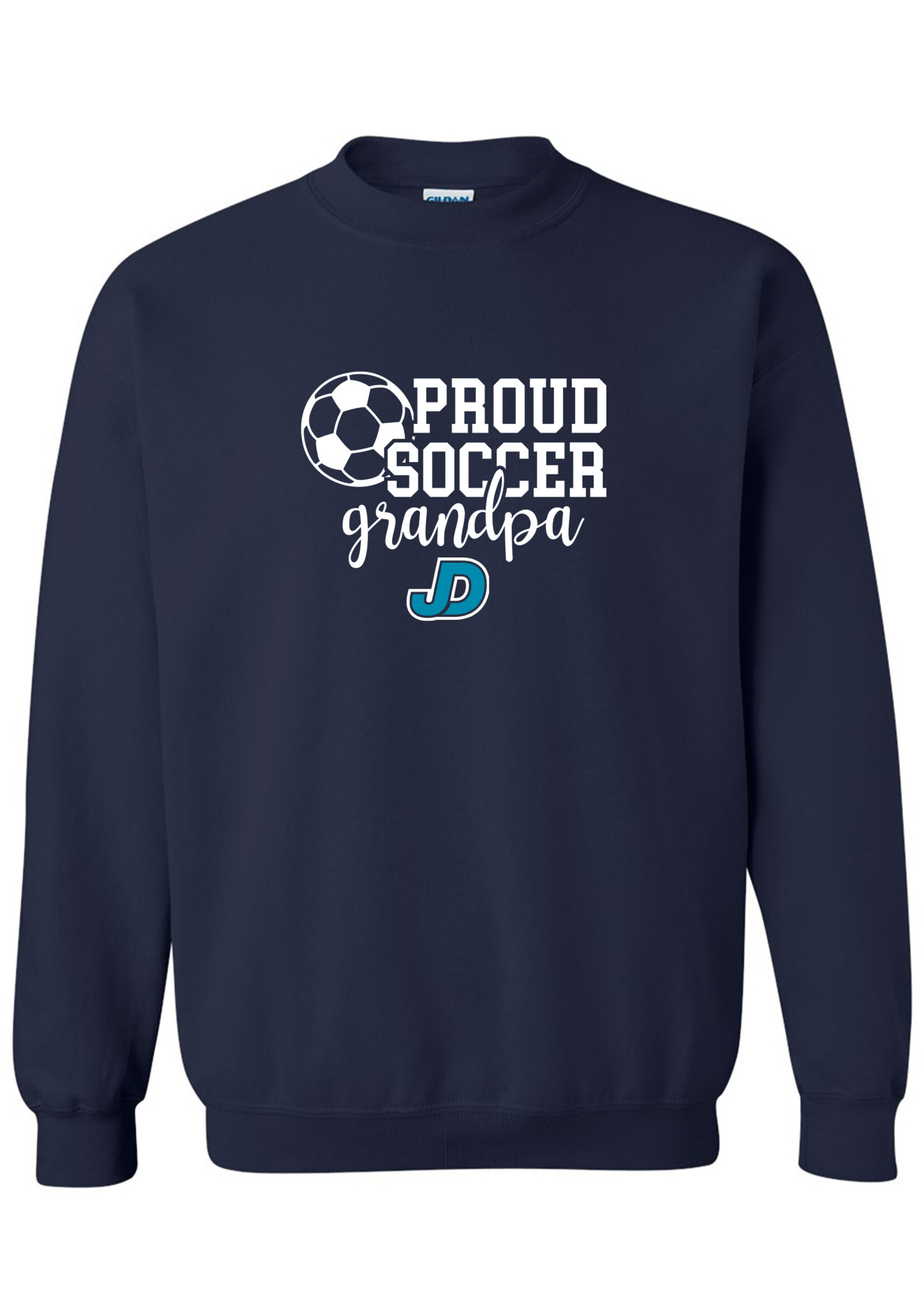 NON-UNIFORM Proud SOCCER Grandparent crew neck sweatshirt