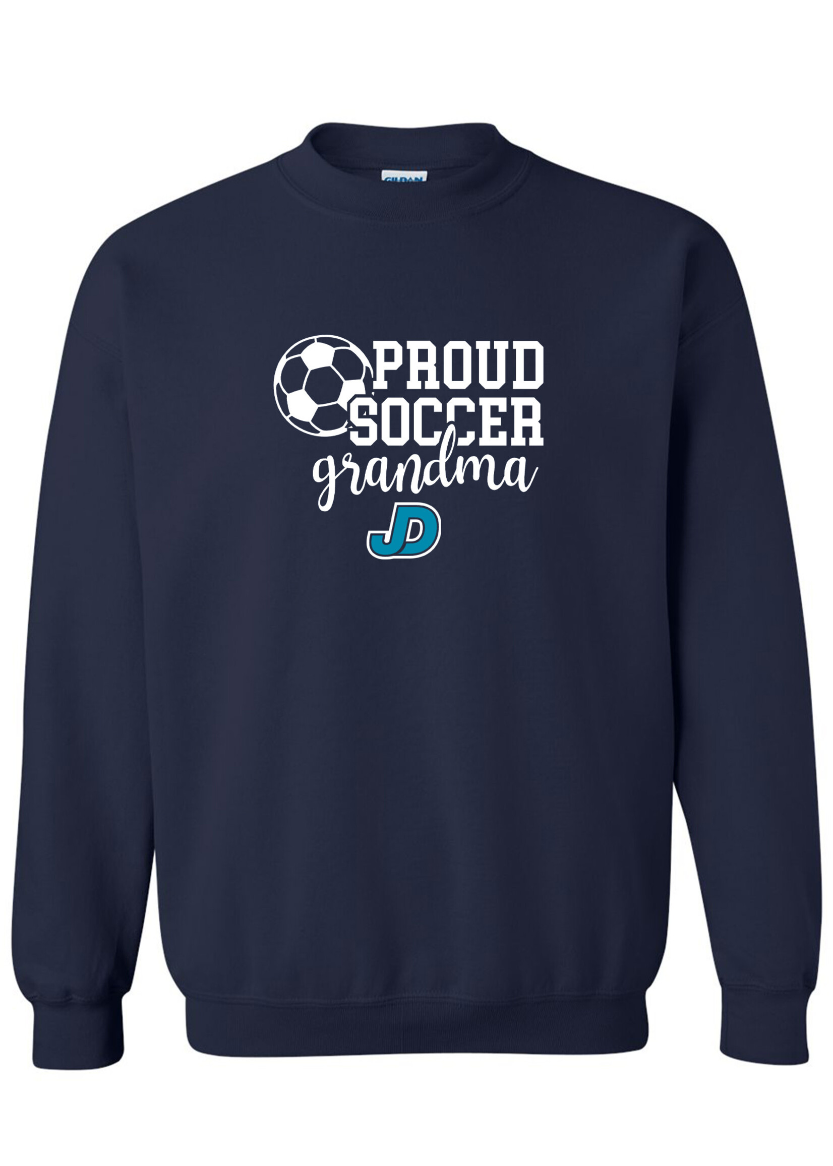 NON-UNIFORM Proud SOCCER Grandparent crew neck sweatshirt