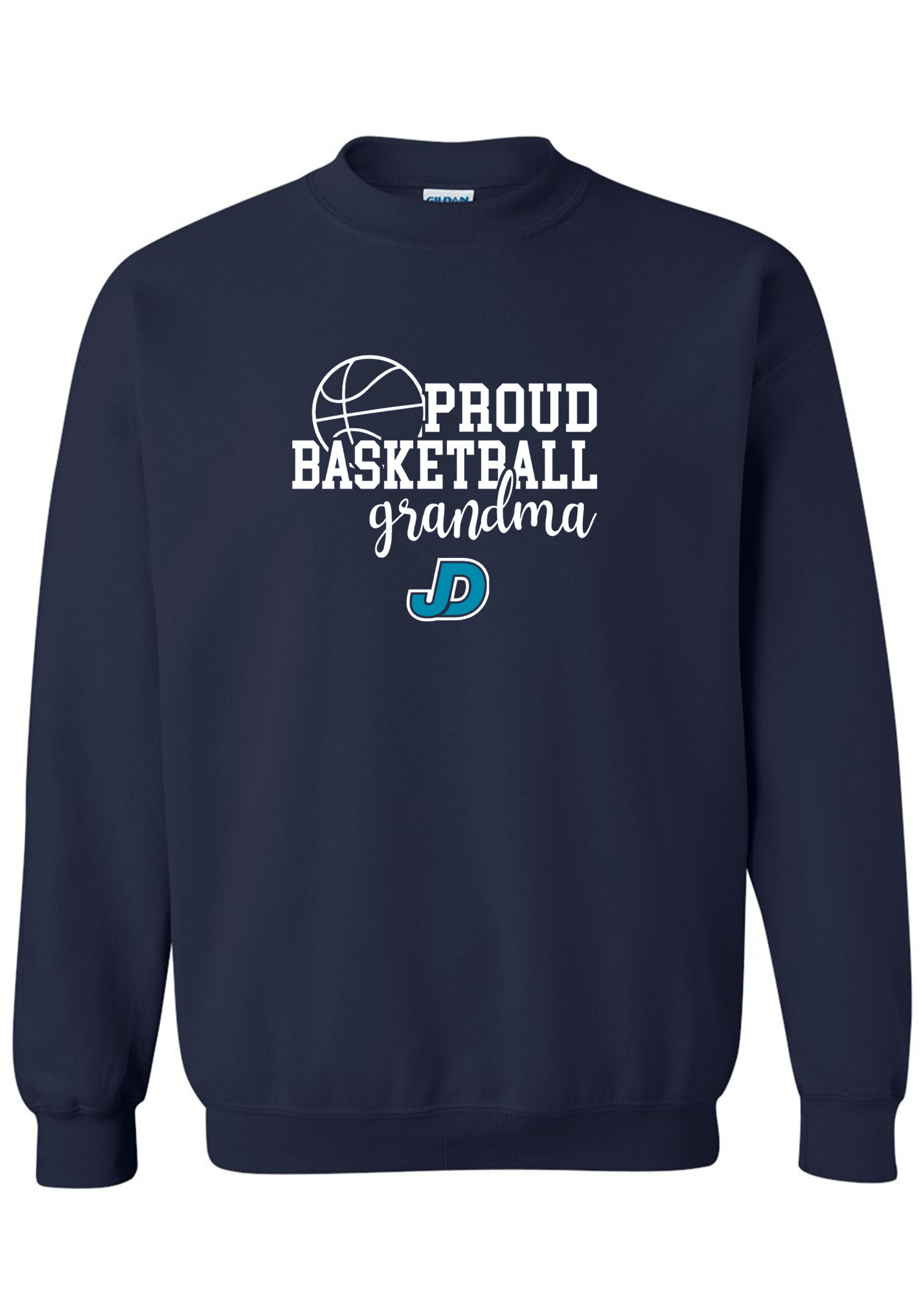 NON-UNIFORM Proud BASKETBALL Grandparent crew neck sweatshirt