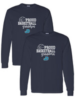 NON-UNIFORM Proud BASKETBALL Grandparent long sleeve t-shirt