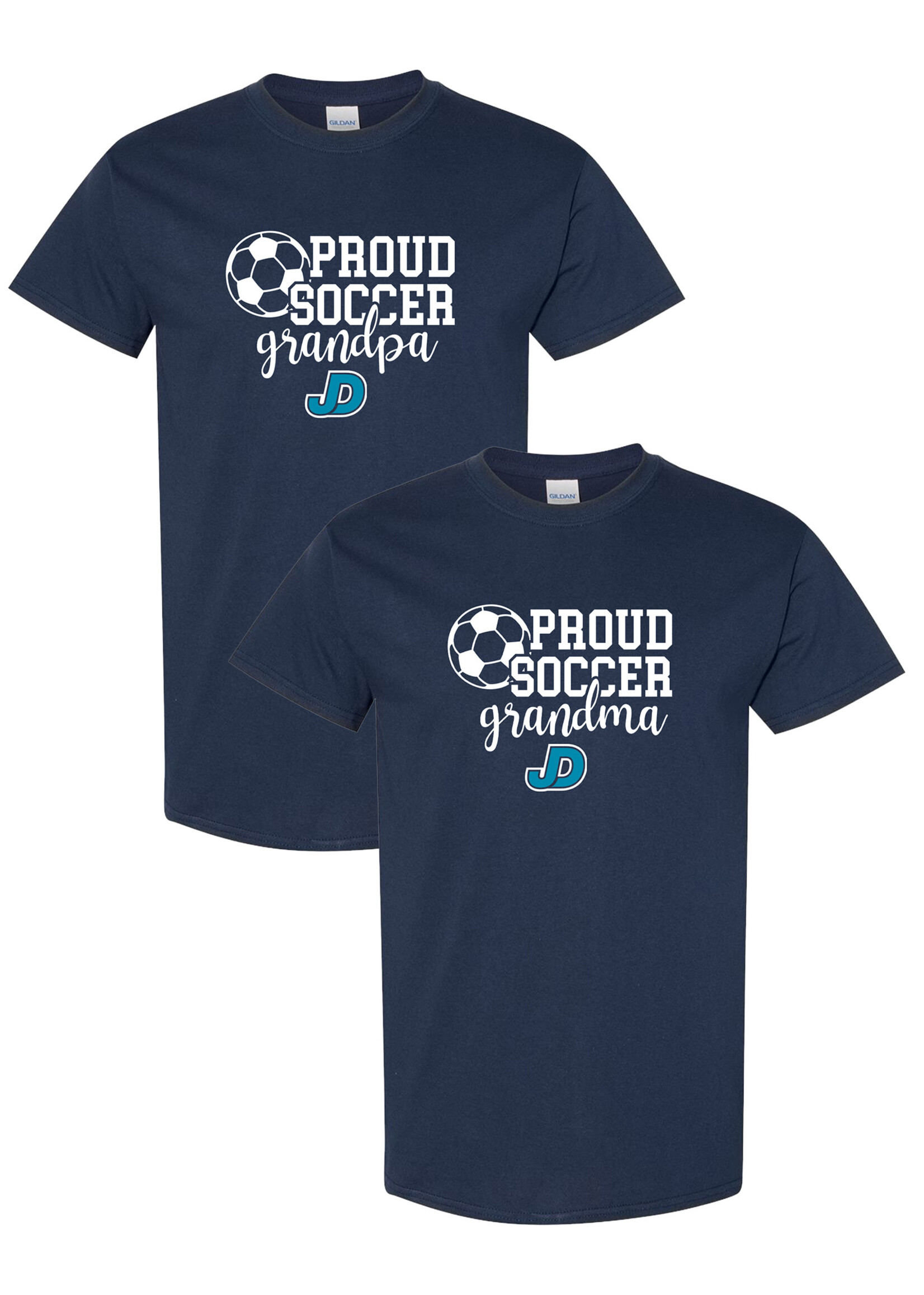 NON-UNIFORM Proud SOCCER Grandparent short sleeve t-shirt