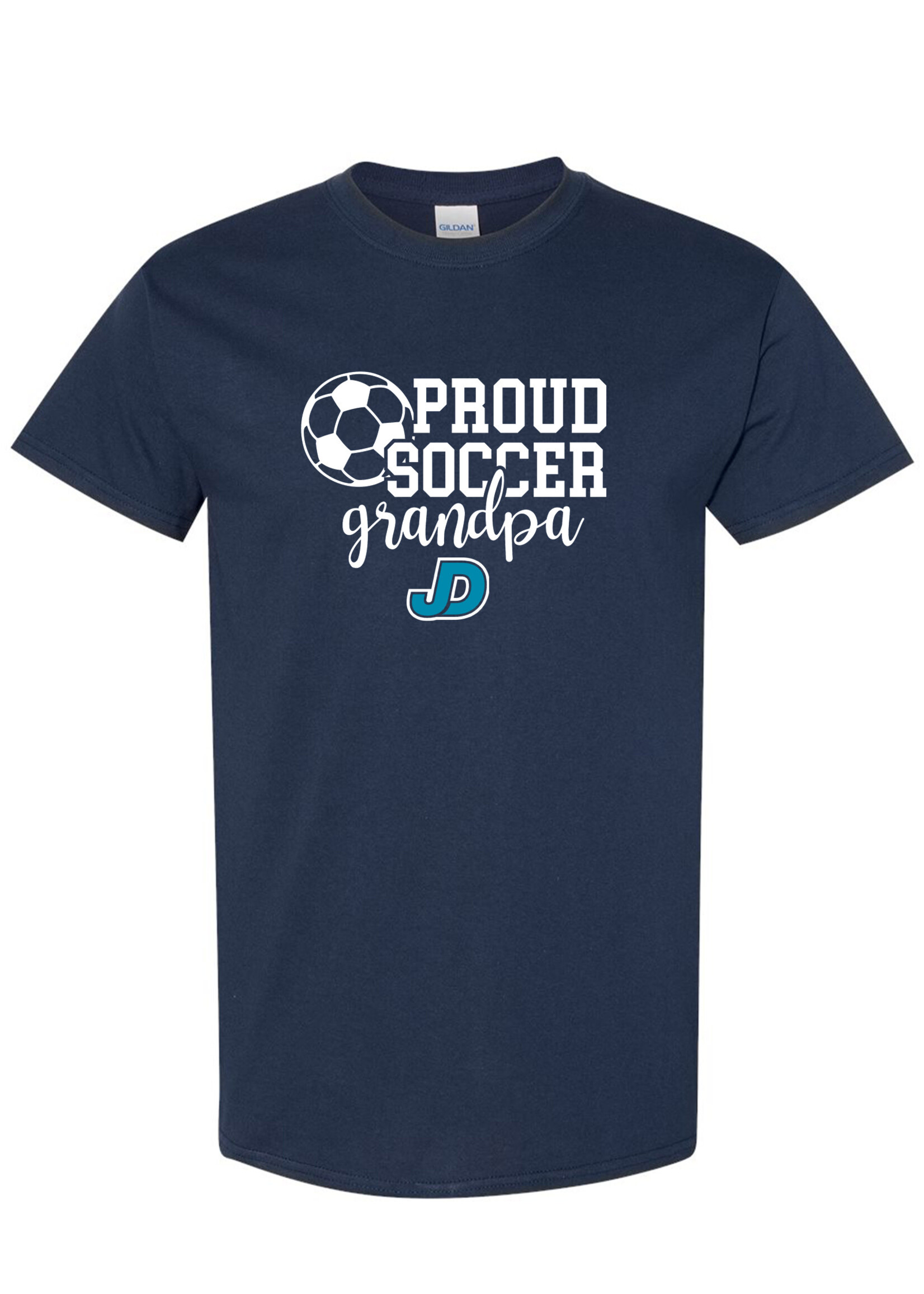 NON-UNIFORM Proud SOCCER Grandparent short sleeve t-shirt
