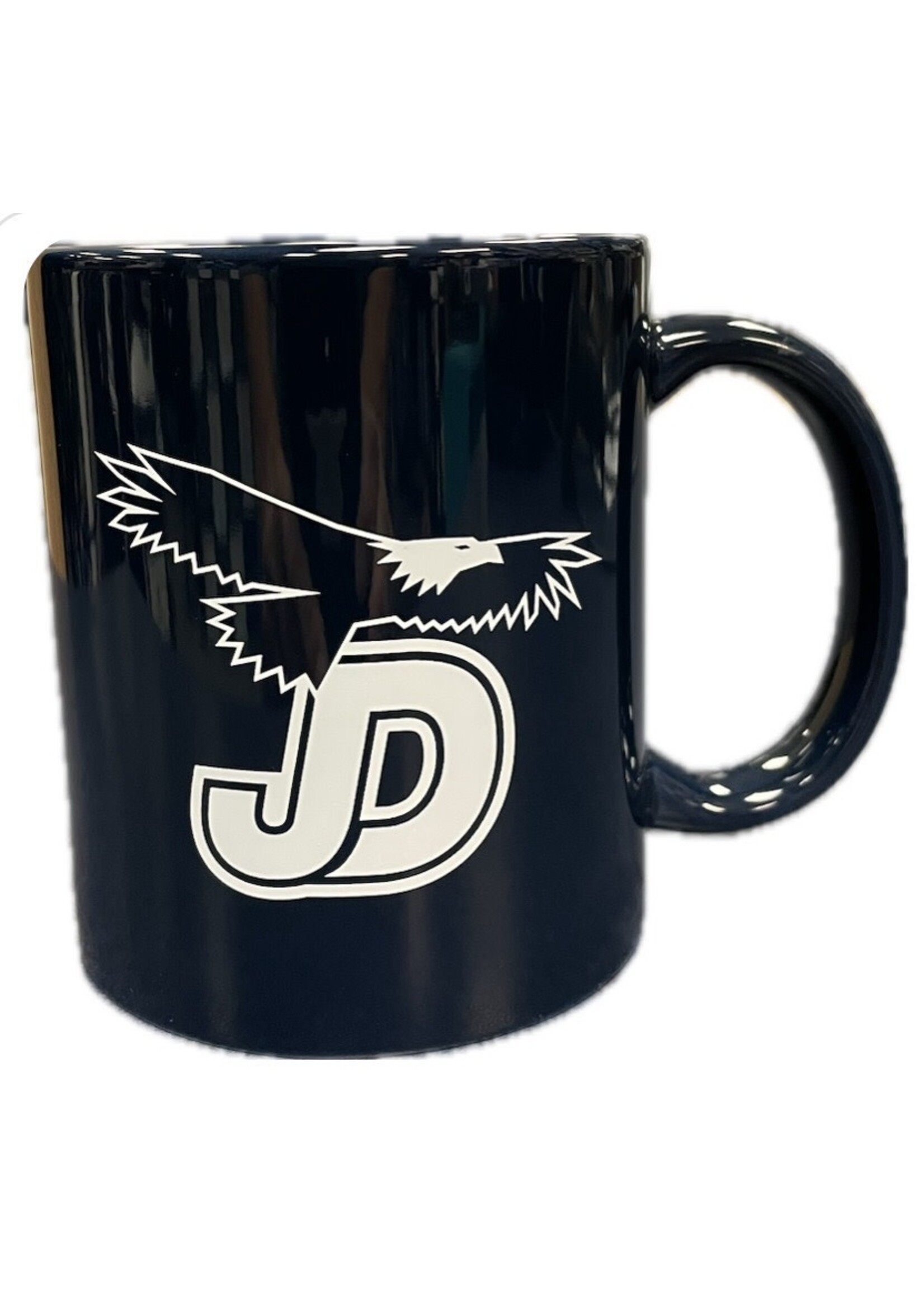 NON-UNIFORM Beverage - JD Eagle 11 oz C Handle Ceramic Mug, Navy