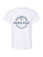 NON-UNIFORM Soaring Eagle Girls Basketball Round Design short sleeve t-shirt