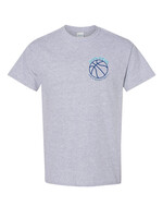 NON-UNIFORM Juan Diego Girls Basketball Small Round Logo short sleeve t-shirt