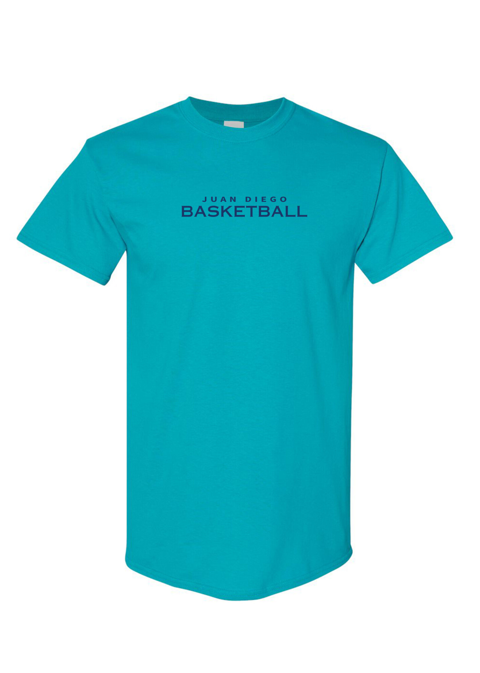 NON-UNIFORM Juan Diego Basketball short sleeve t-shirt, all text logo
