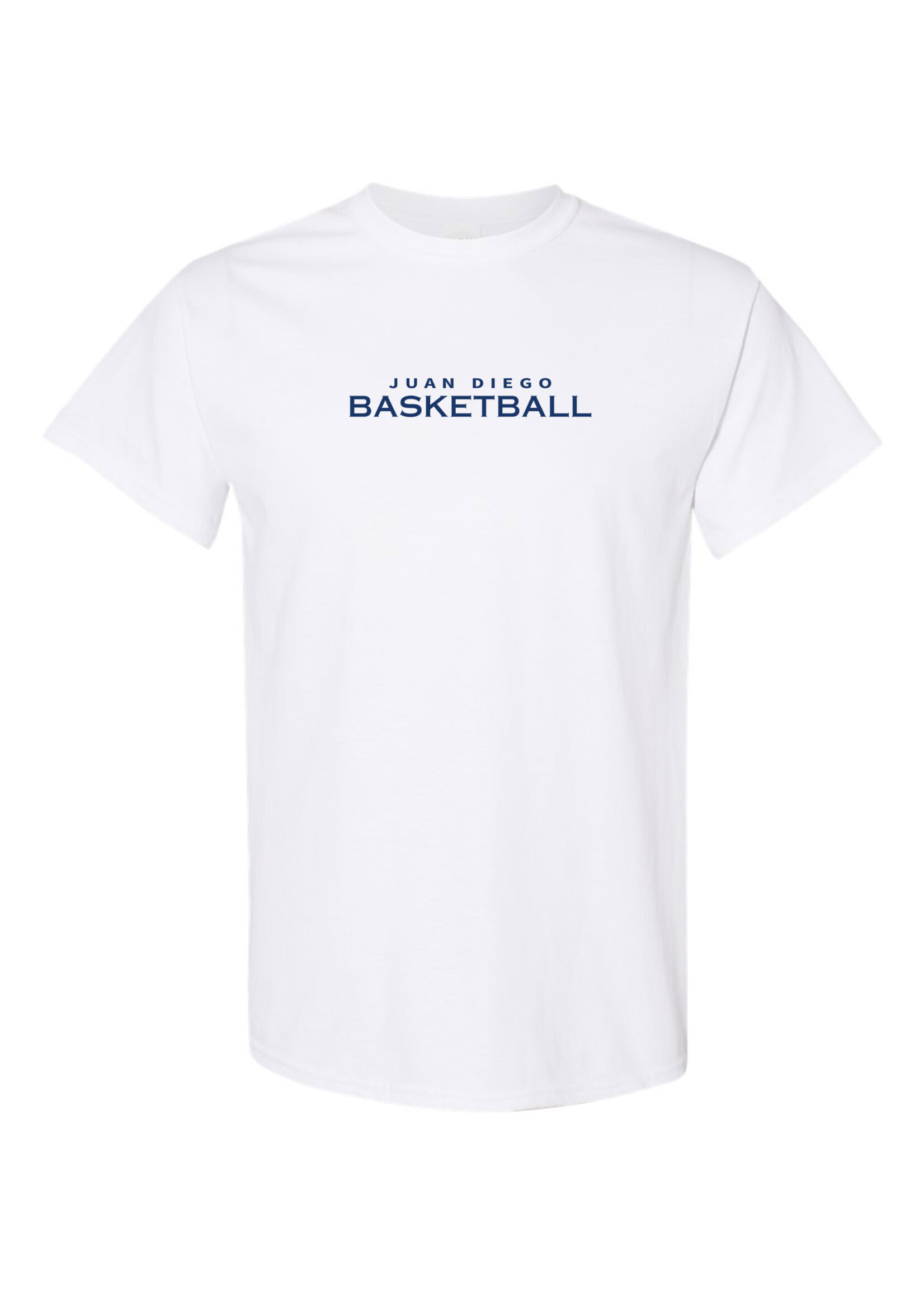 NON-UNIFORM Juan Diego Basketball short sleeve t-shirt, all text logo