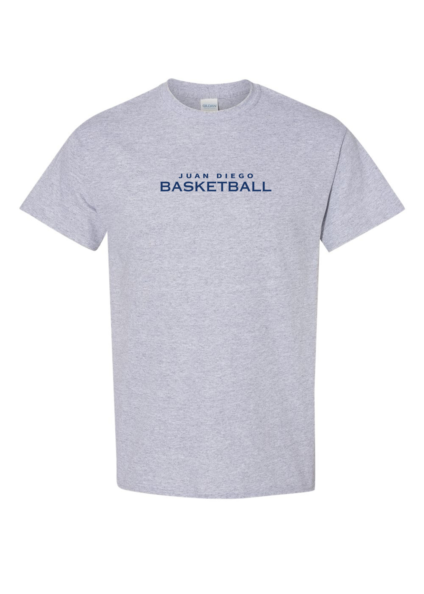 NON-UNIFORM Juan Diego Basketball short sleeve t-shirt, all text logo