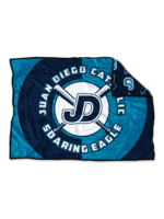 NON-UNIFORM JD D-Luxe Plush Spirit Wrap Blanket, Ballpark