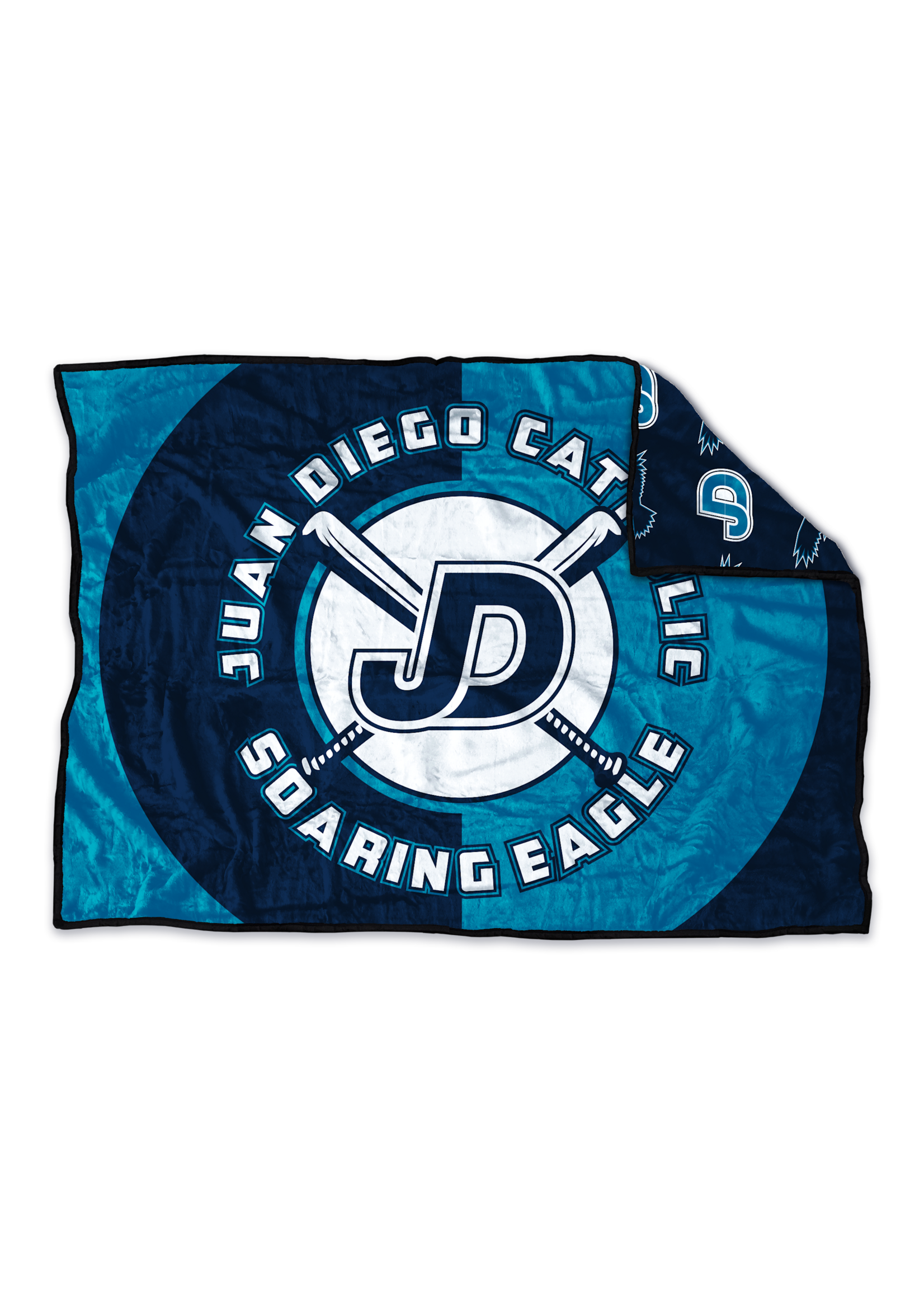 NON-UNIFORM JD D-Luxe Plush Spirit Wrap Blanket, Ballpark