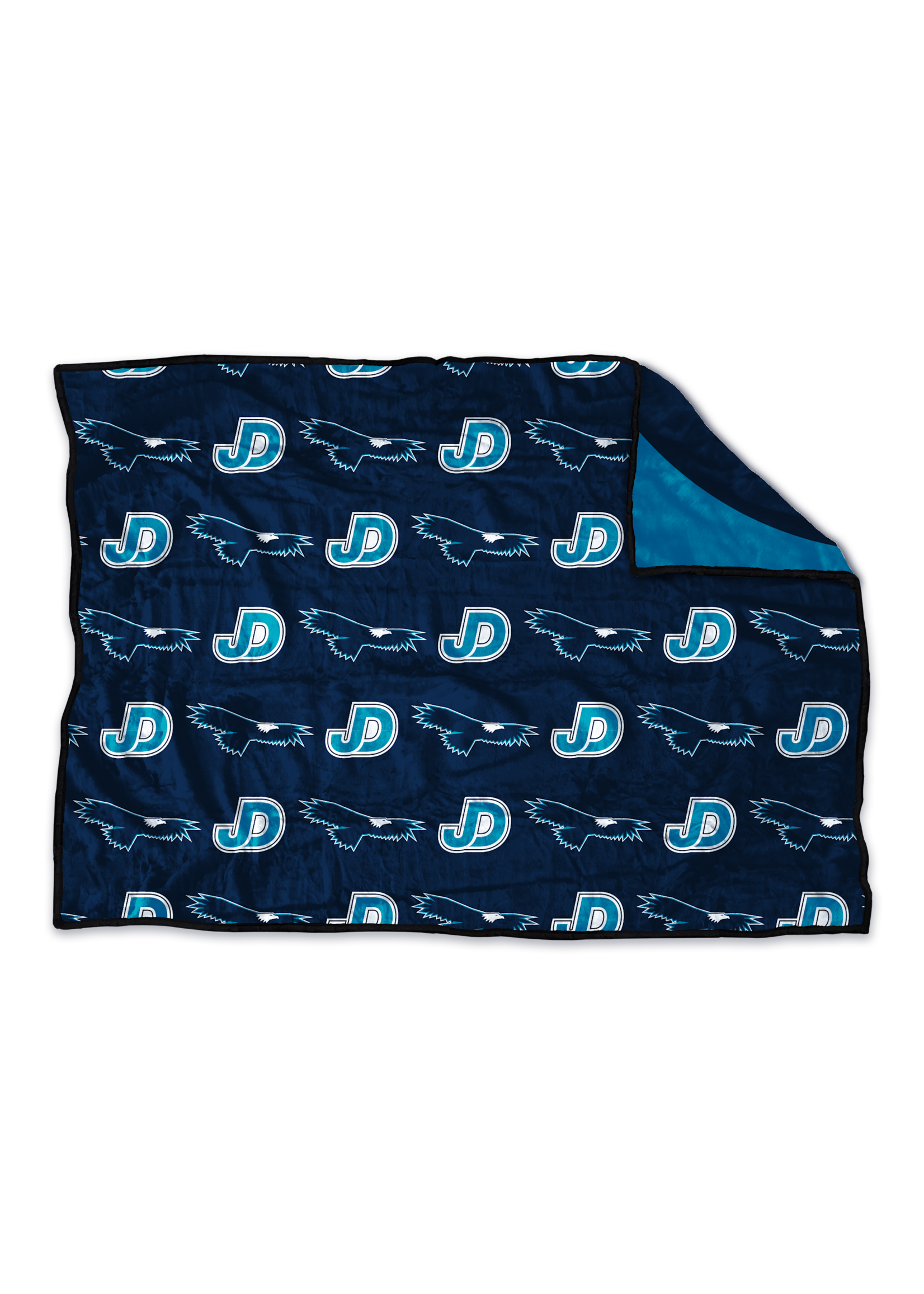 NON-UNIFORM JD D-Luxe Plush Spirit Wrap Blanket, Ballpark