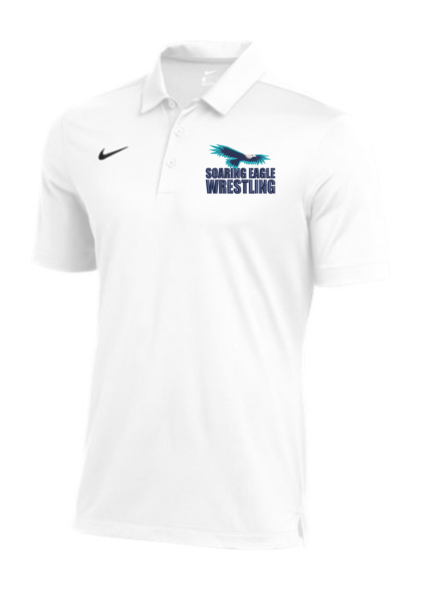 NON-UNIFORM Soaring Eagle Wrestling Nike Polo, mens/unisex