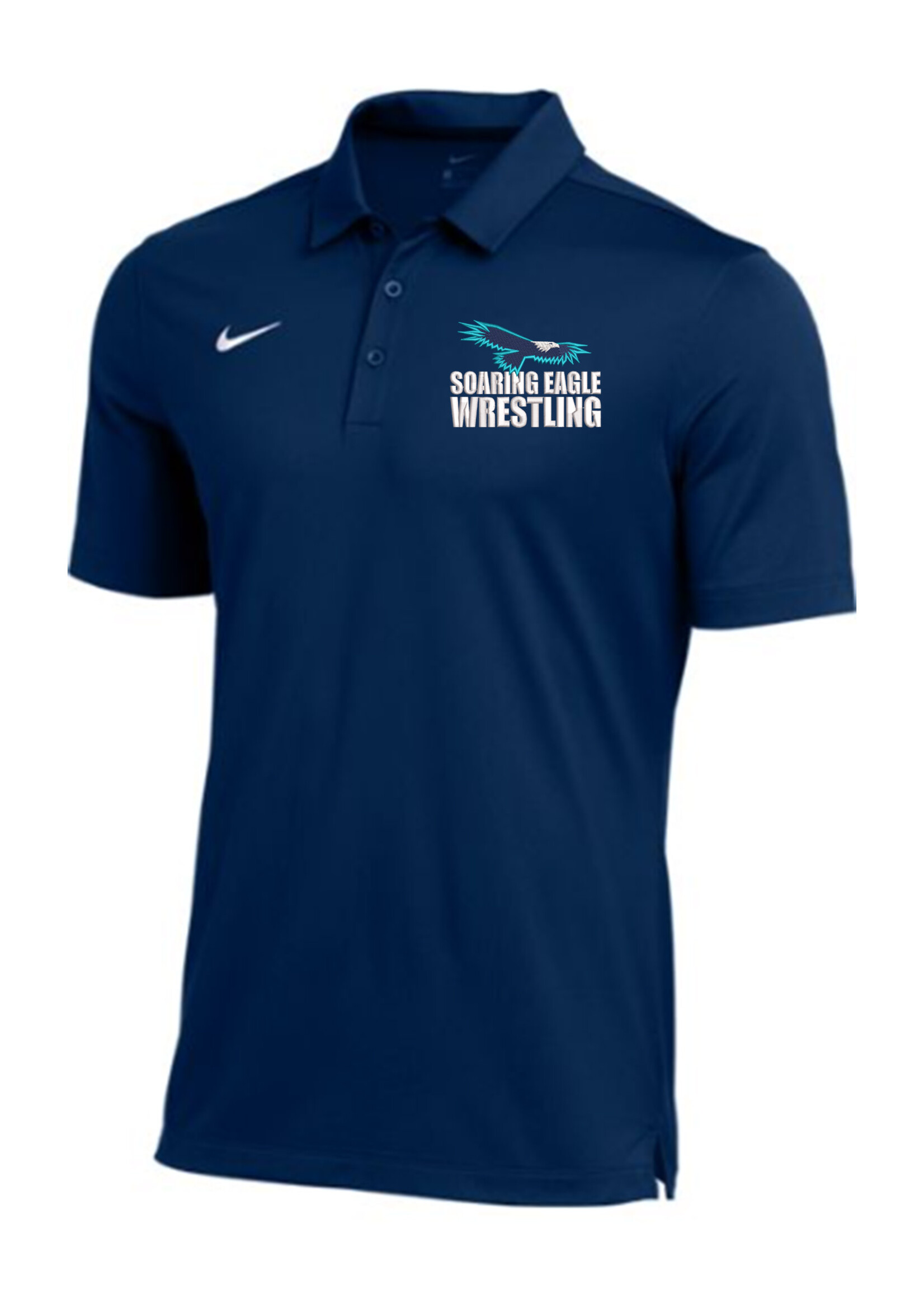 NON-UNIFORM Soaring Eagle Wrestling Nike Polo, mens/unisex