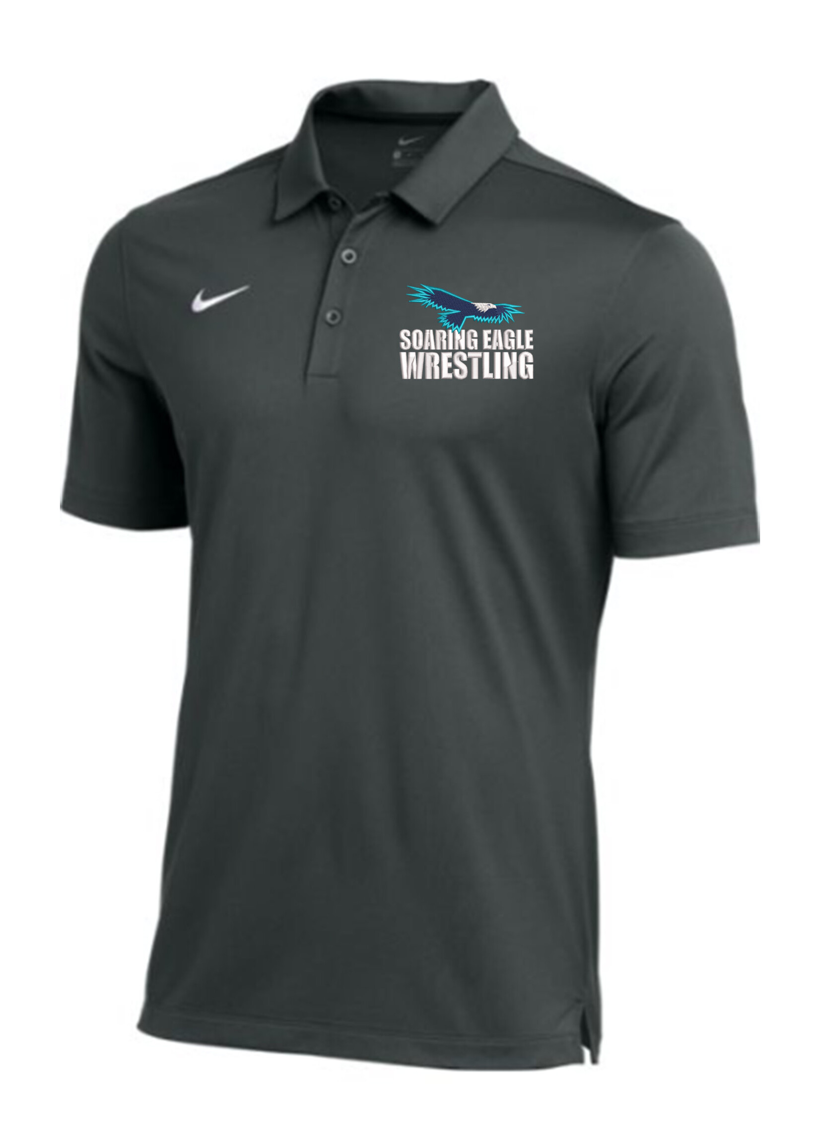 NON-UNIFORM Soaring Eagle Wrestling Nike Polo, mens/unisex