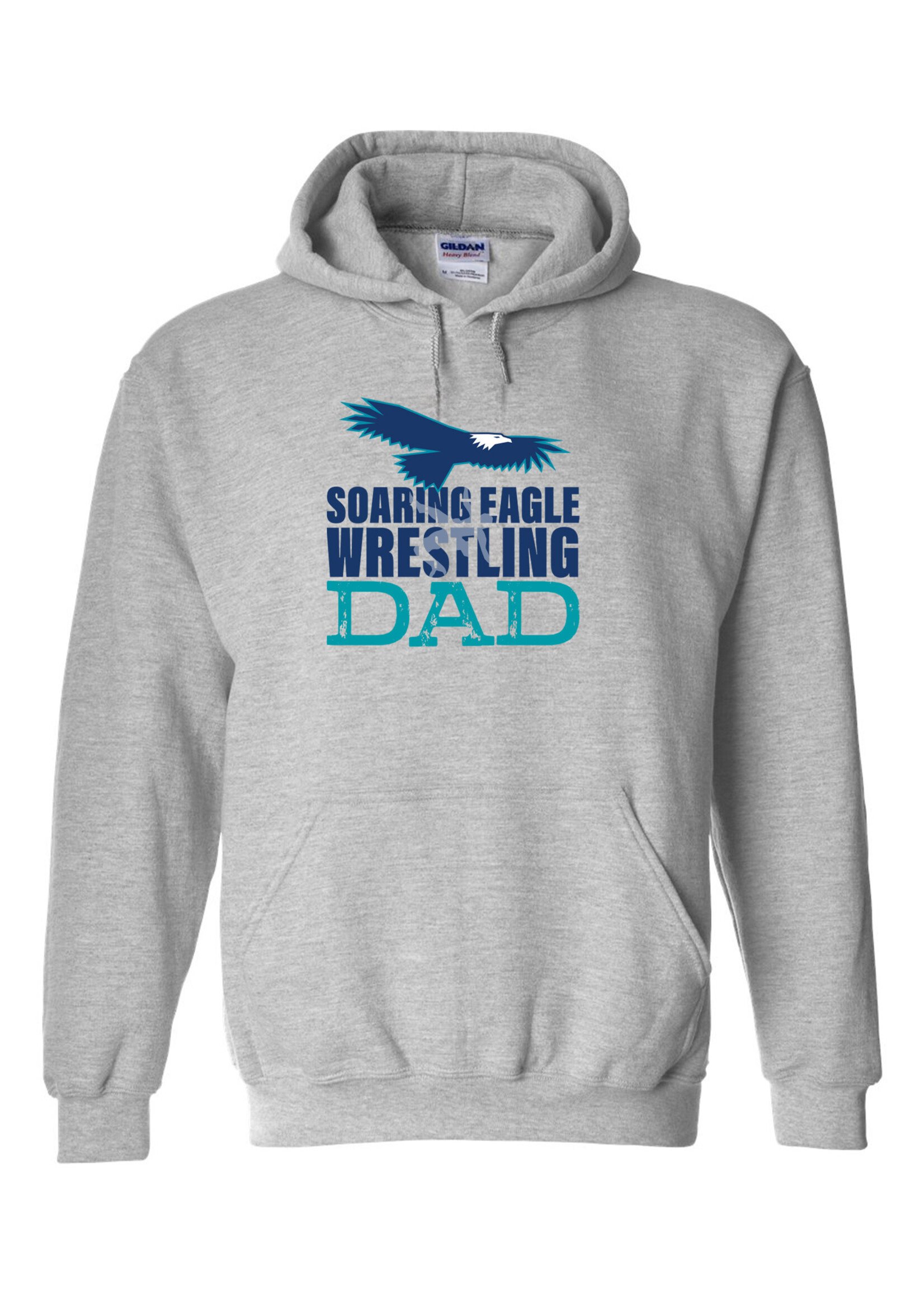NON-UNIFORM Soaring Eagle Wrestling DAD Hoodie with Pocket
