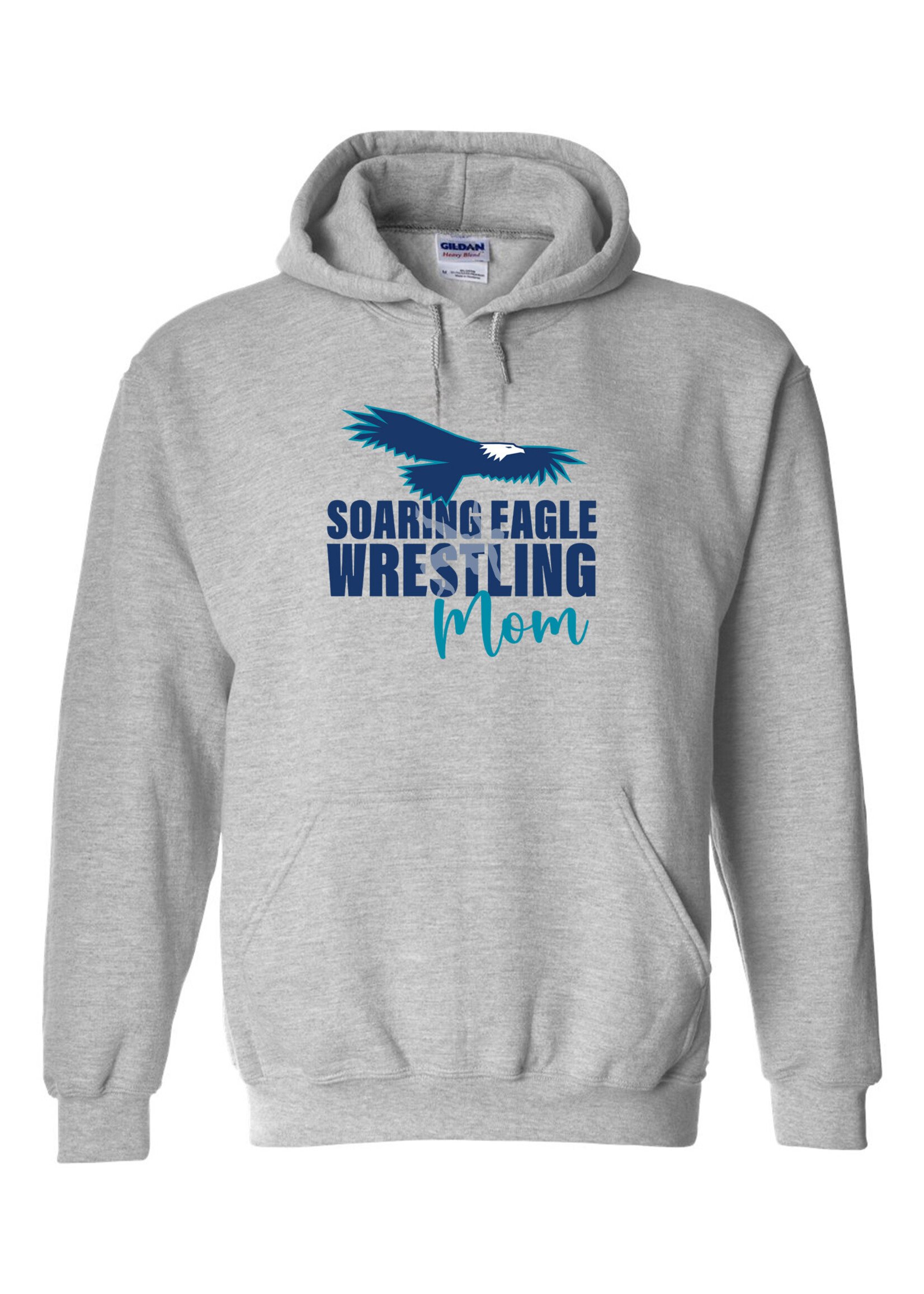 NON-UNIFORM Soaring Eagle Wrestling MOM Hoodie with Pocket