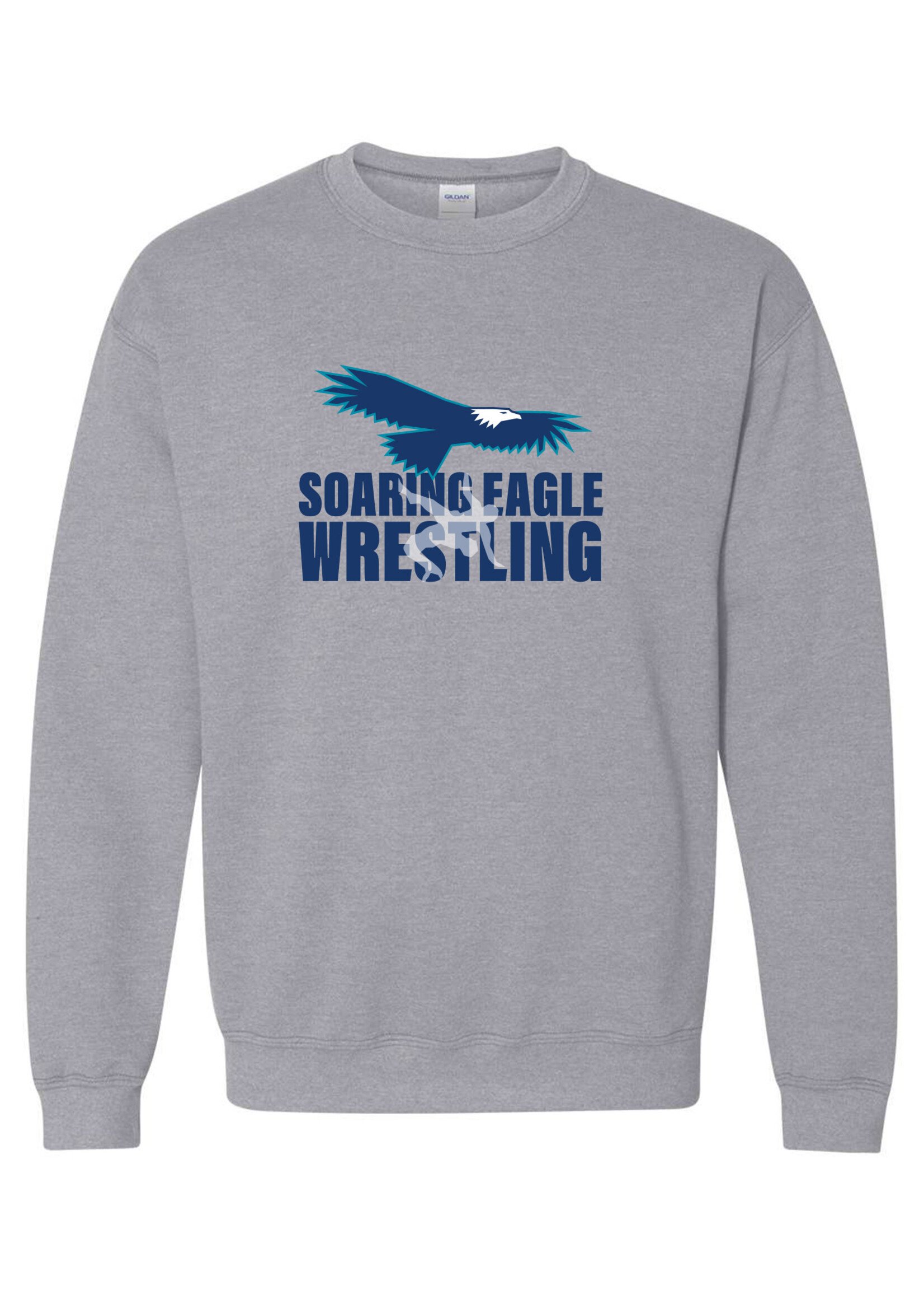 NON-UNIFORM Soaring Eagle Wrestling Crewneck Sweatshirt