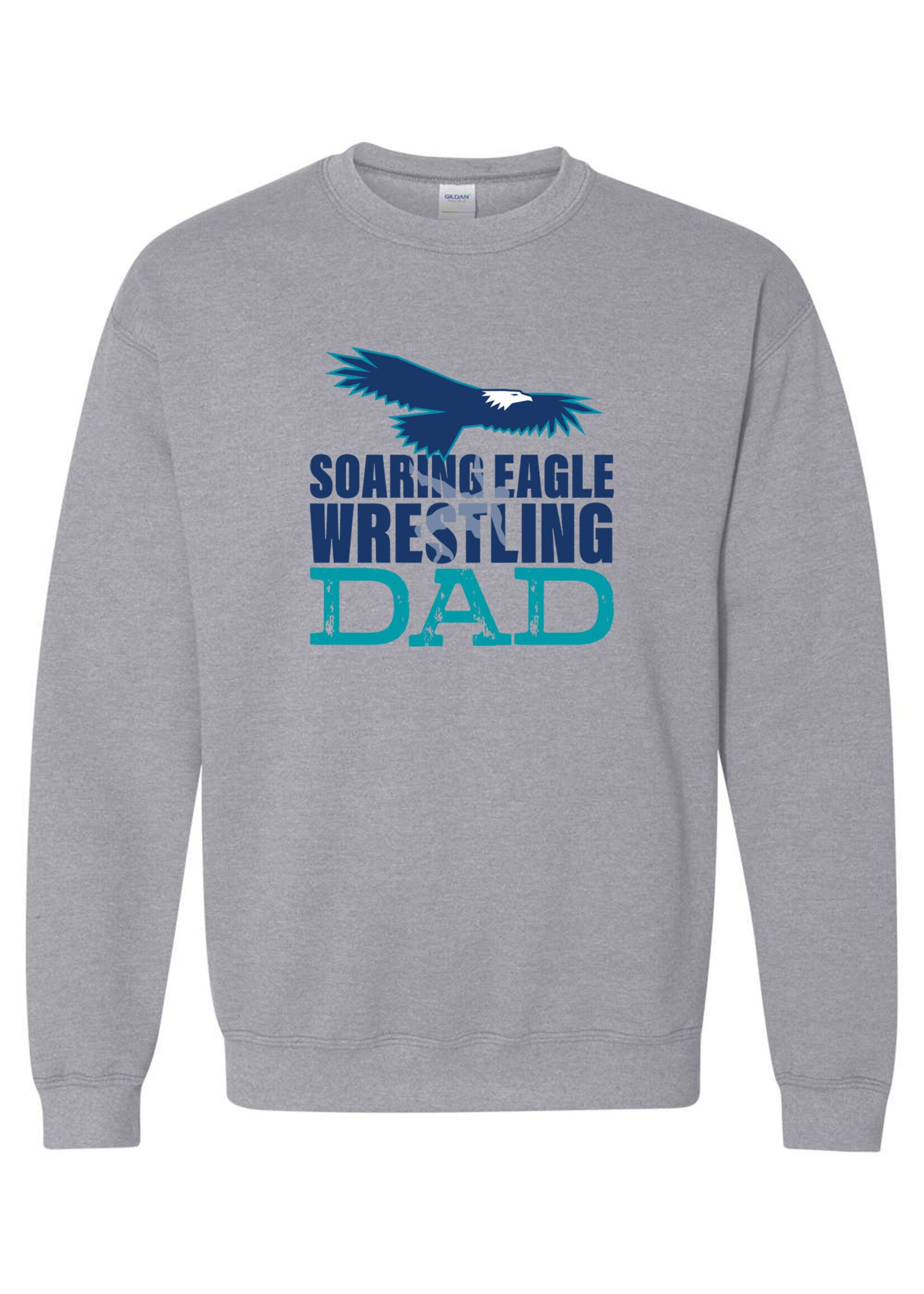 NON-UNIFORM Soaring Eagle Wrestling DAD Crewneck Sweatshirt