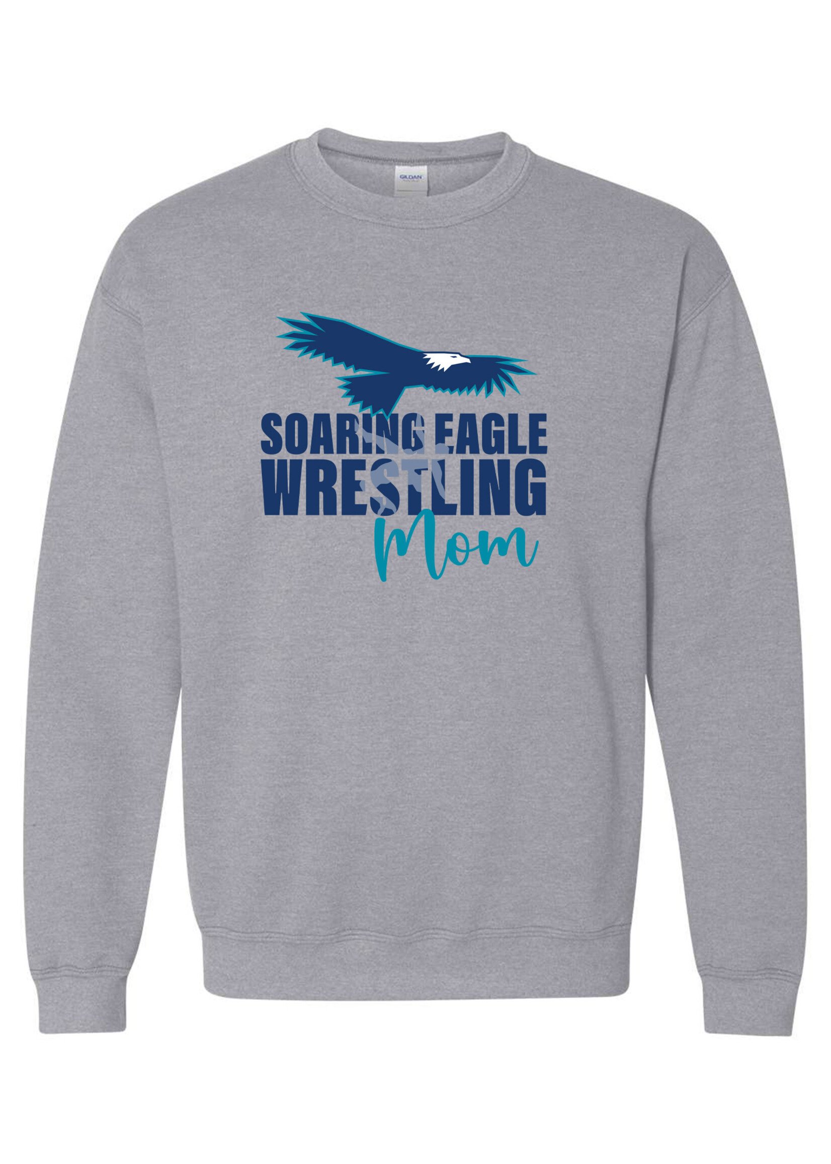 NON-UNIFORM Soaring Eagle Wrestling MOM Crewneck Sweatshirt