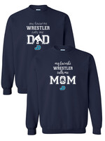 NON-UNIFORM My Favorite WRESTLER Calls Me crew neck sweatshirt