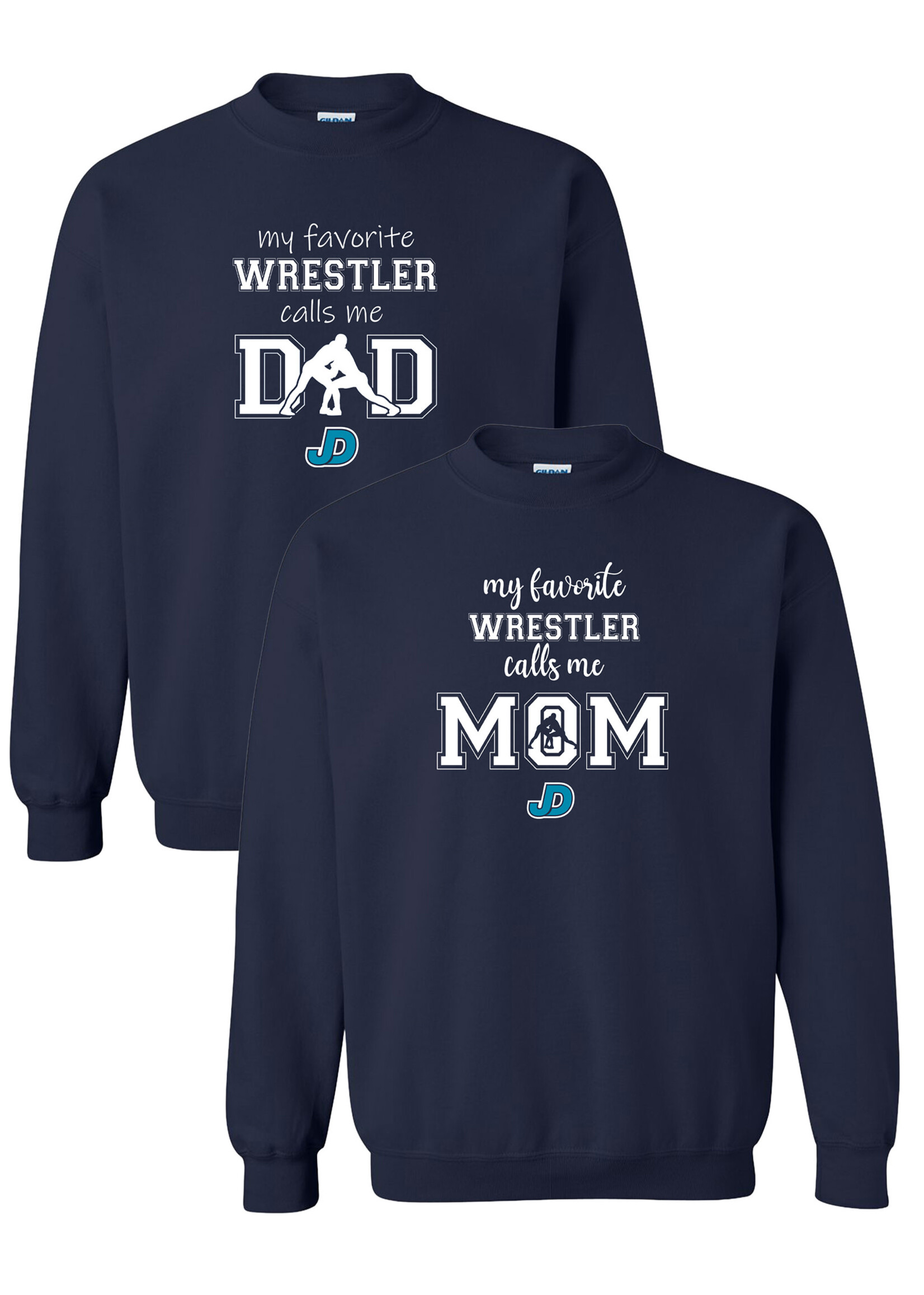 NON-UNIFORM My Favorite WRESTLER Calls Me crew neck sweatshirt