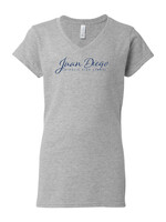 NON-UNIFORM Juan Diego (script 1) CATHOLIC HIGH SCHOOL, women's fit v-neck t-shirt