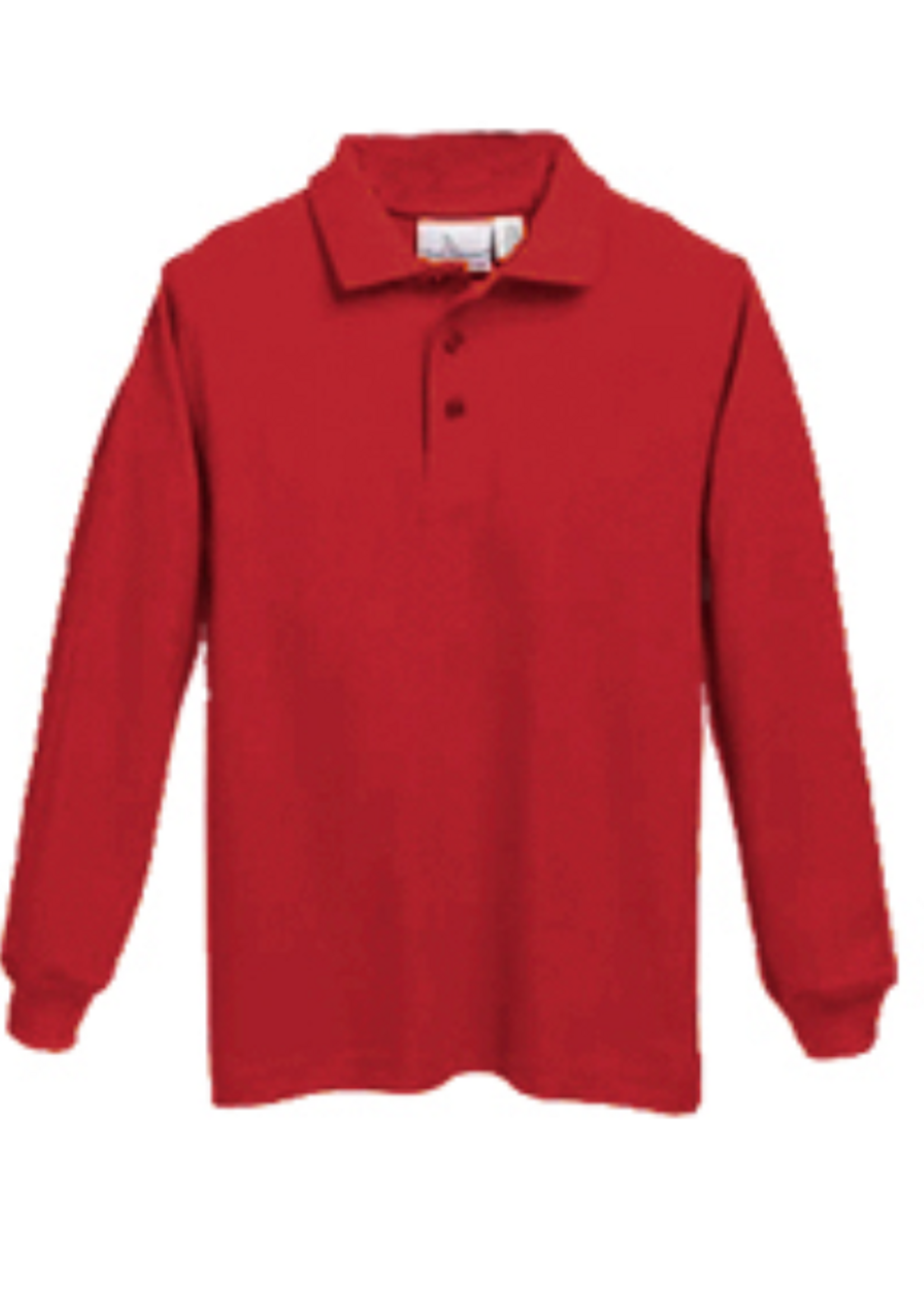 UNIFORM TS Pique Polo Red Long Sleeve Shirt Blessed Sacrament