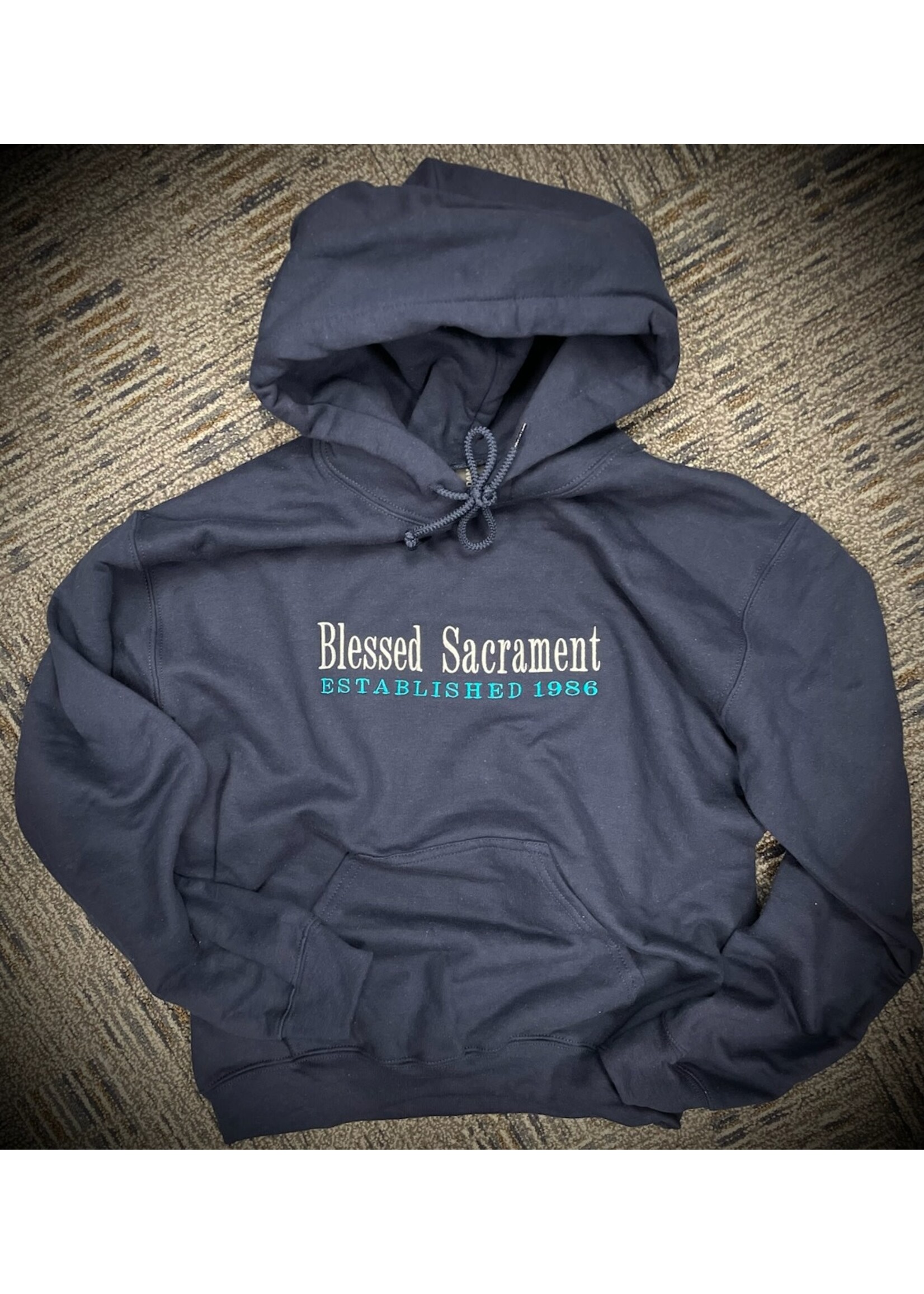 NON-UNIFORM Blessed Sacrament School Established 1986 Hoodie