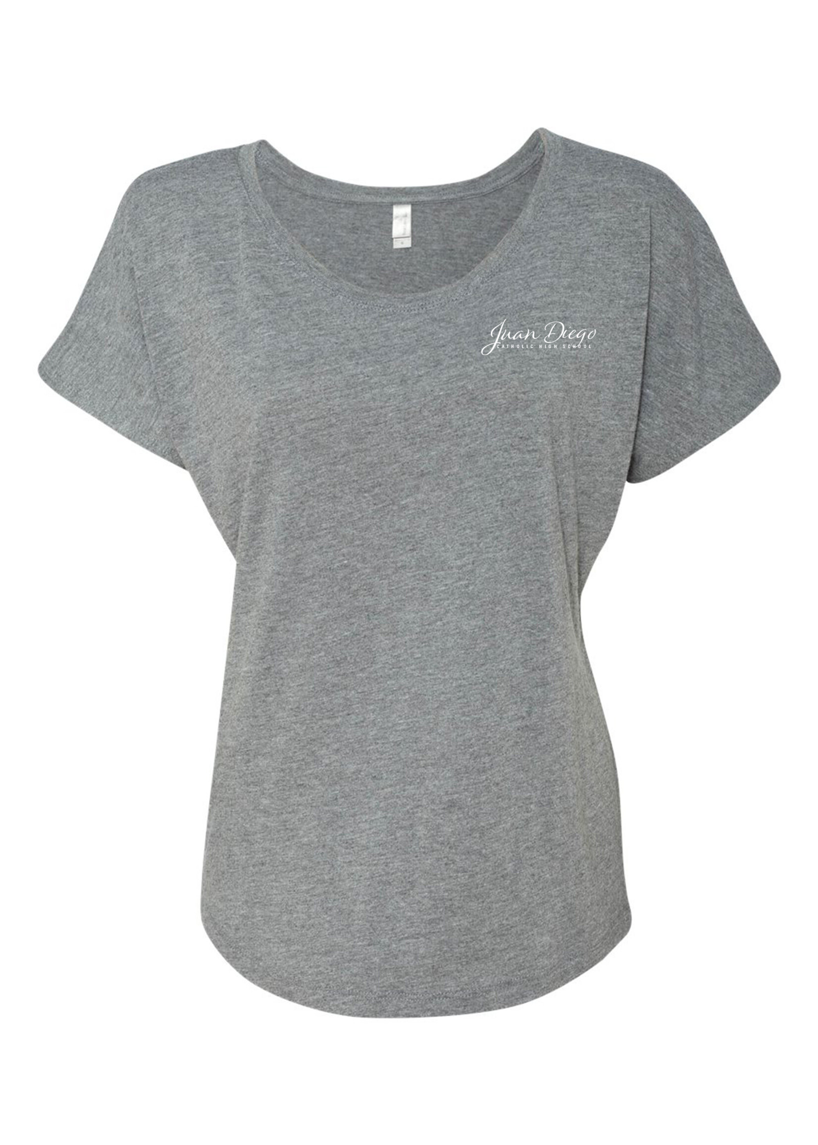NON-UNIFORM Juan Diego script Ladies Dolman tshirt
