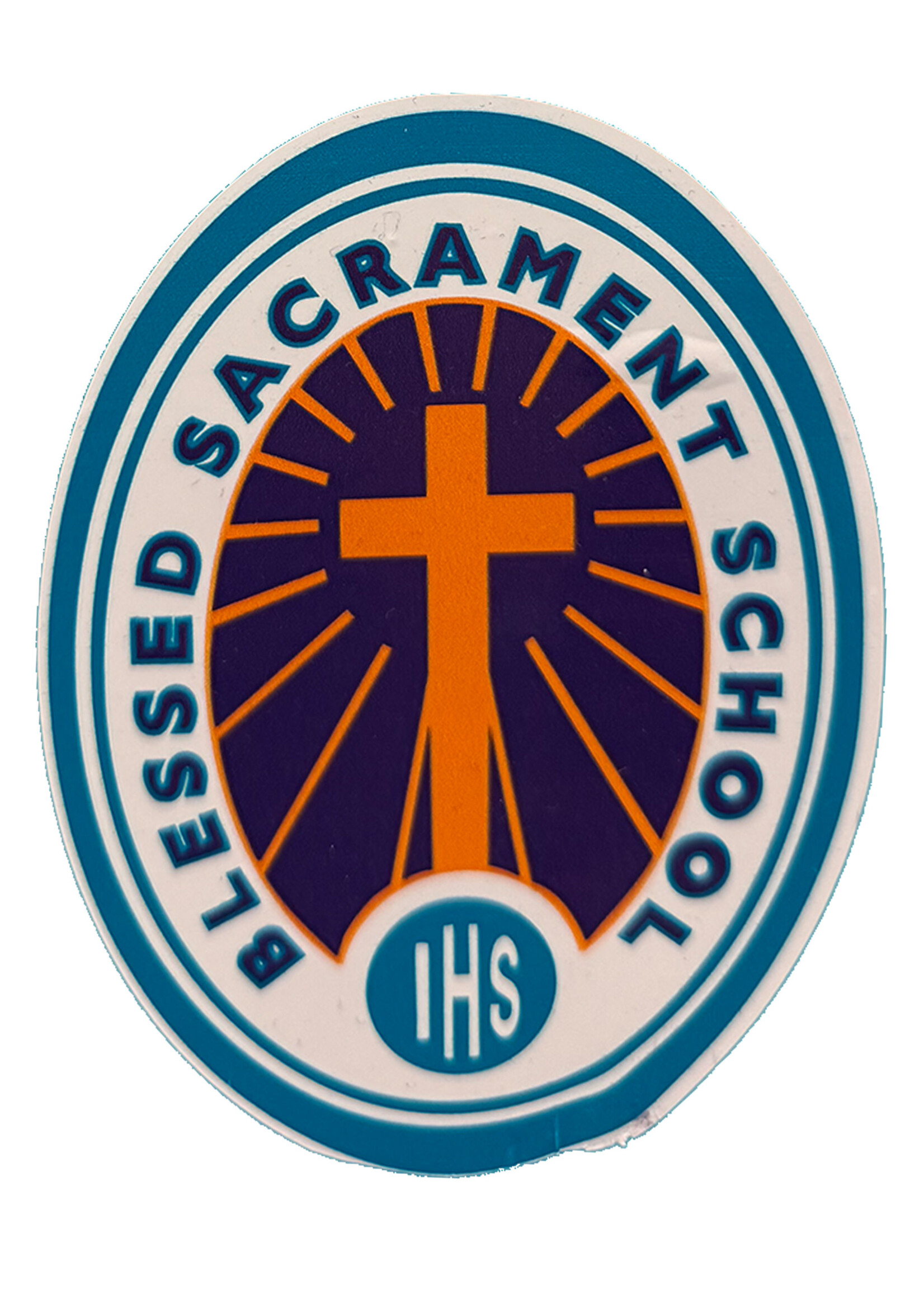 NON-UNIFORM BSCS crest sticker, removable & reusable decal