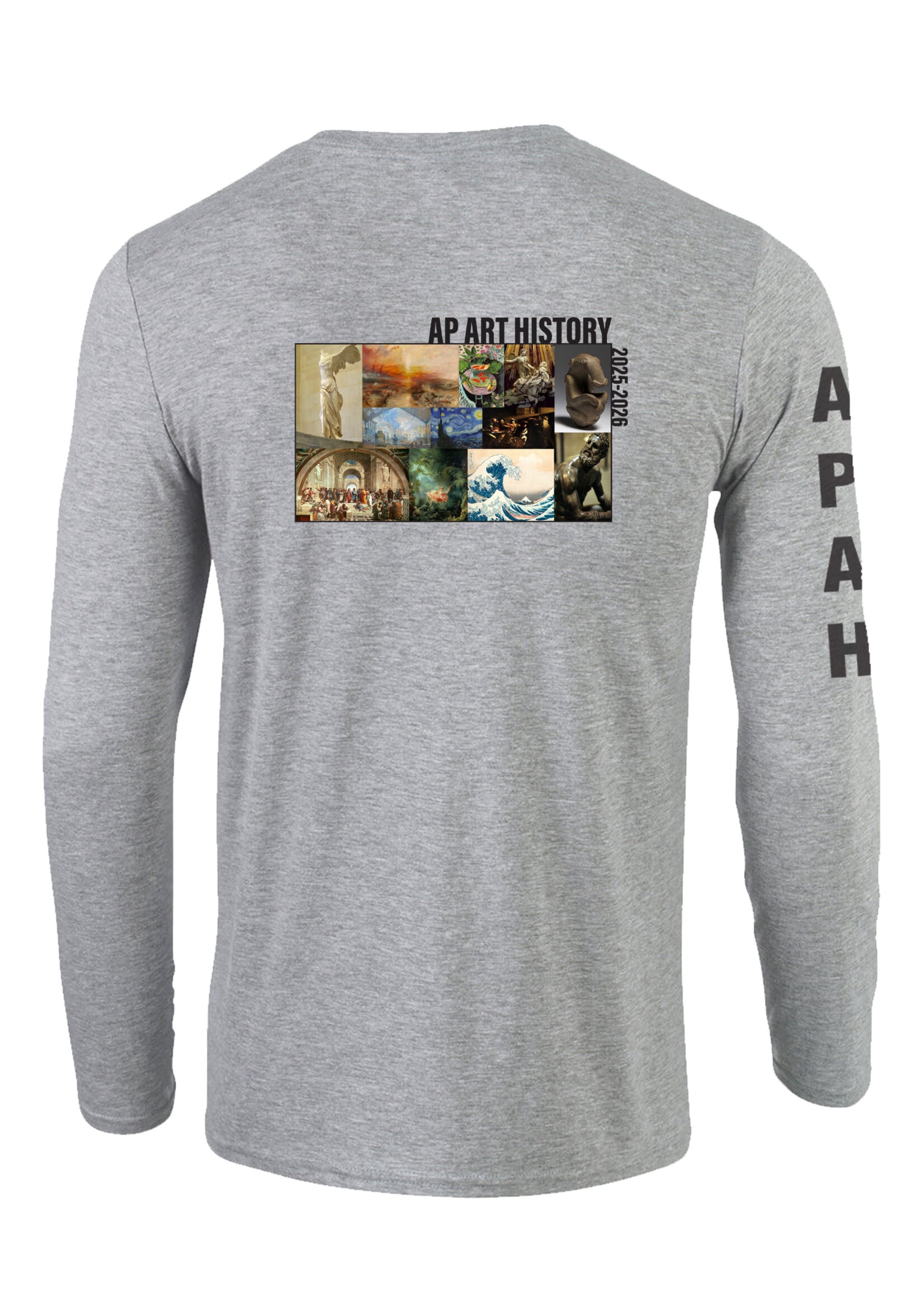 NON-UNIFORM 2025-2026 JD AP Art History Shirt, Gray