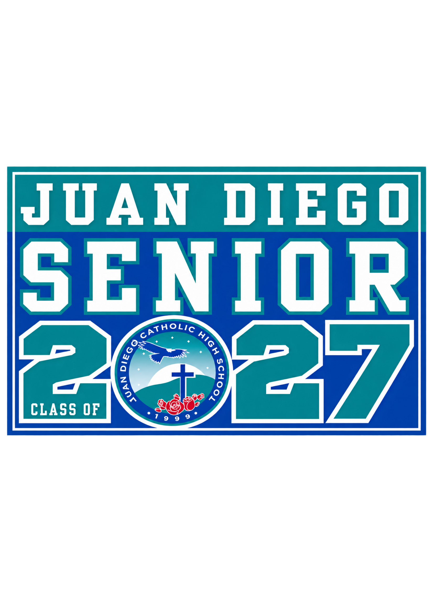 NON-UNIFORM Custom Grad Yard Sign, 18"x24", class of