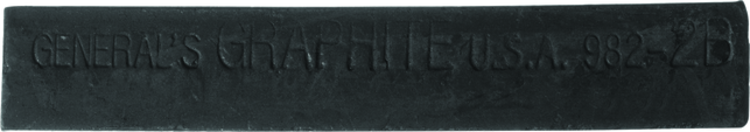GENERAL PENCIL CO., INC. Kimberly Compressed Graphite Sticks – 2B, 4B, 6B