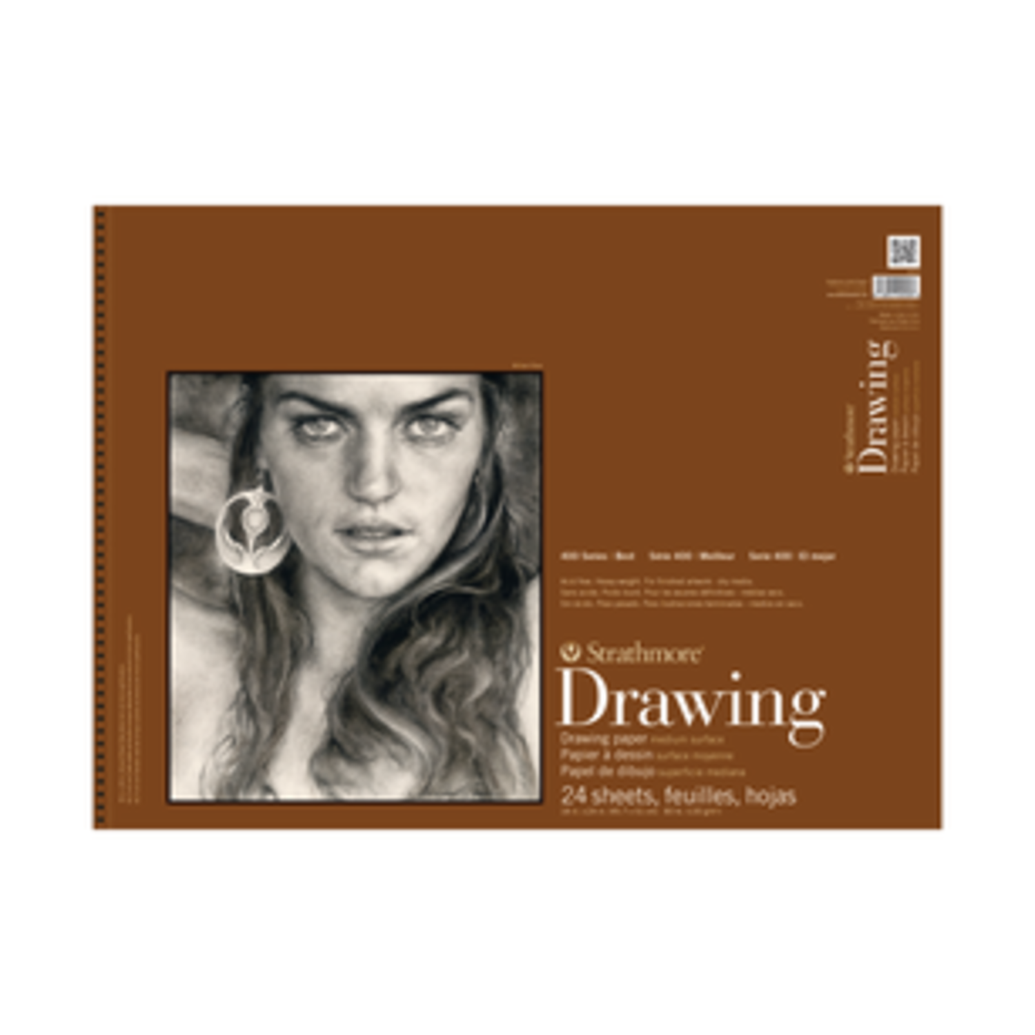  Strathmore Medium Drawing Spiral Paper Pad 8X10-24 Sheets  -400300 : Arts, Crafts & Sewing