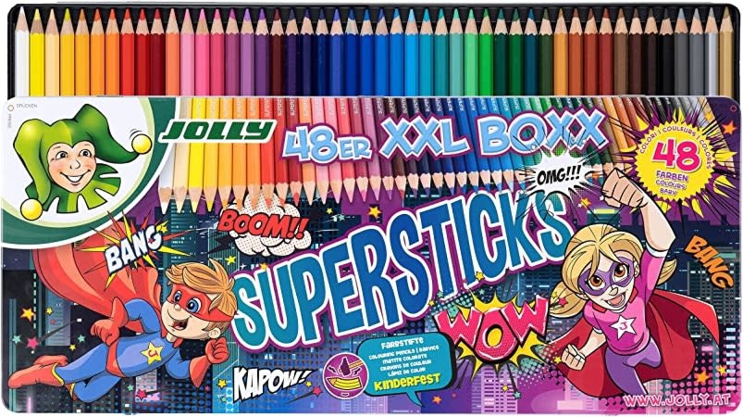 JOLLY Supersticks Colored Pencil Sets – Tins & Classroom Packs