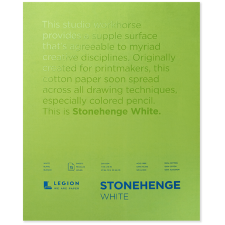 LEGION PAPER Stonehenge 100% Cotton Drawing Pads – Multiple Sizes