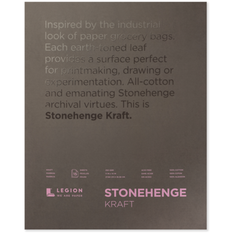 LEGION PAPER Stonehenge 100% Cotton Drawing Pads – Multiple Sizes