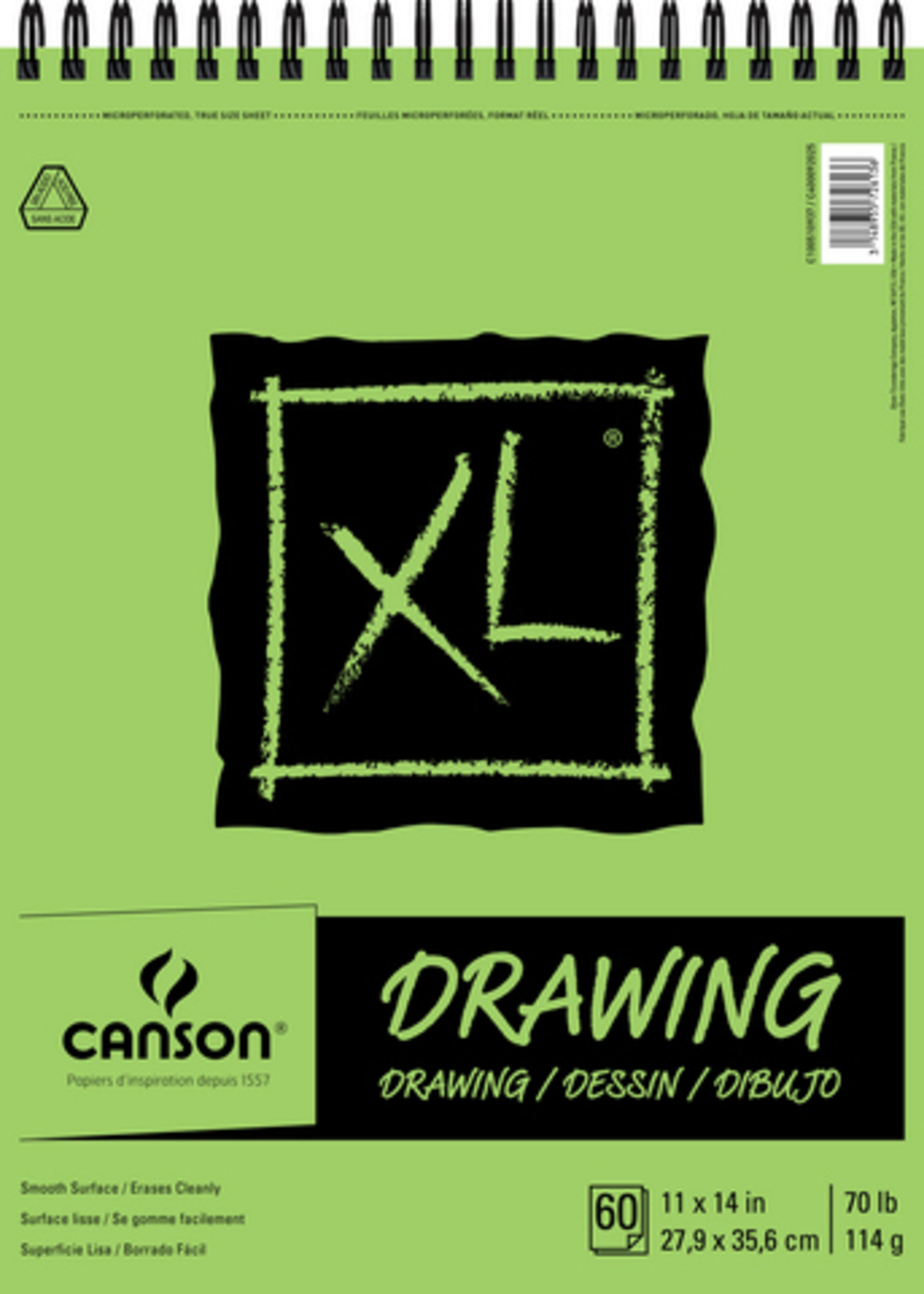CANSON / PACON PAPERS XL DRAWING PAD